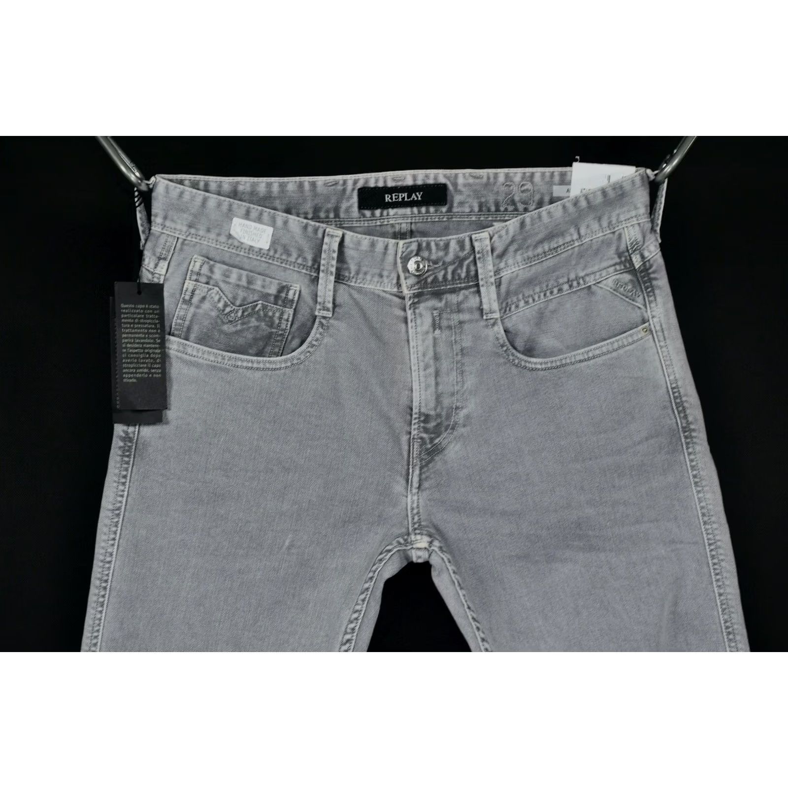 Replay REPLAY ANBASS M914 Slim Skinny Jeans W29 L34 Men Slim Size US 29 - 2 Thumbnail
