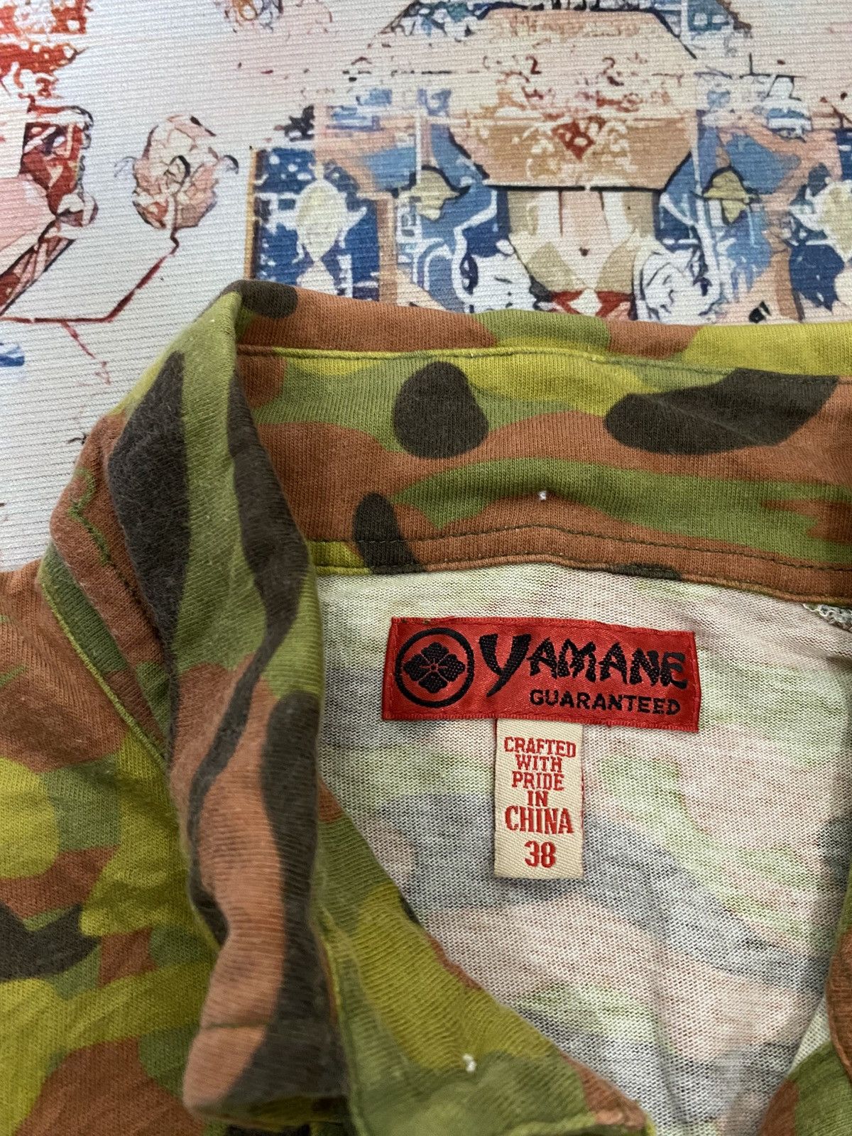 Evisu Evisu by Yamane Cammo Poloshirt Size US M / EU 48-50 / 2 - 3 Thumbnail