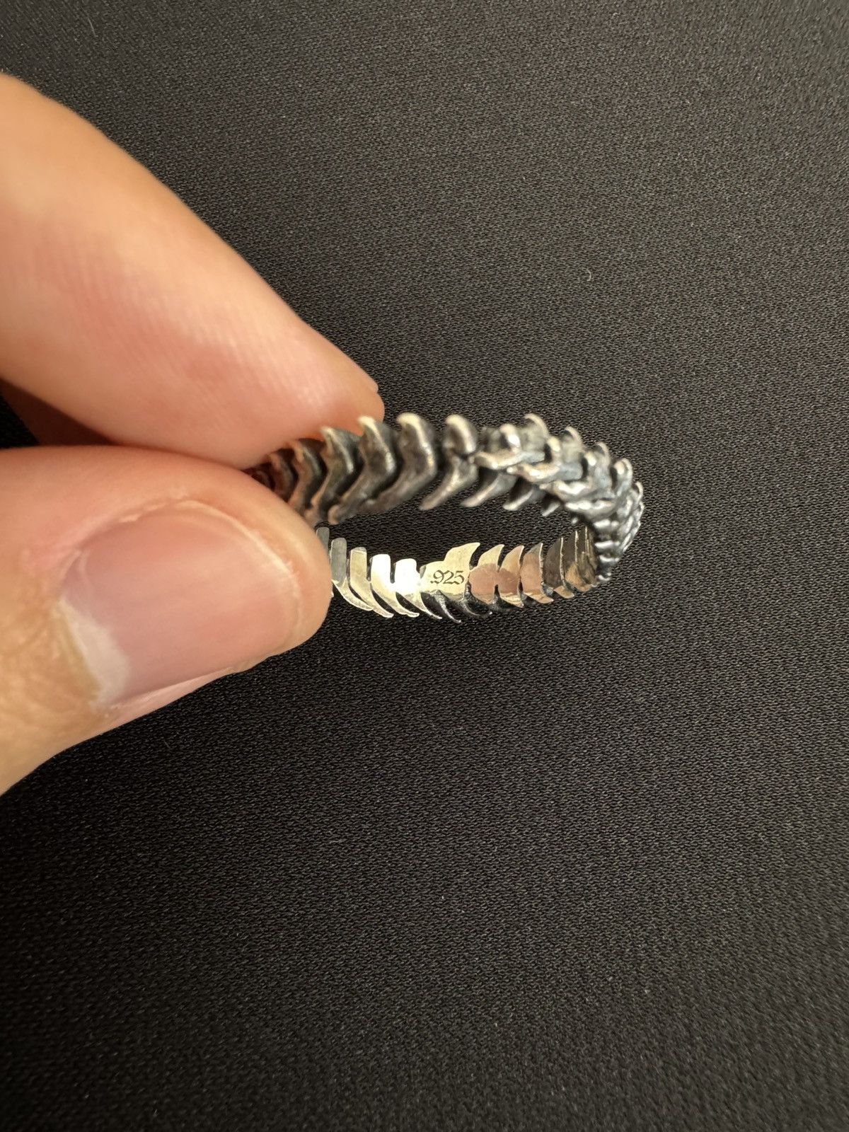 Other Vertebrae Ring Size 11 (.925 Silver) Size ONE SIZE - 5 Thumbnail