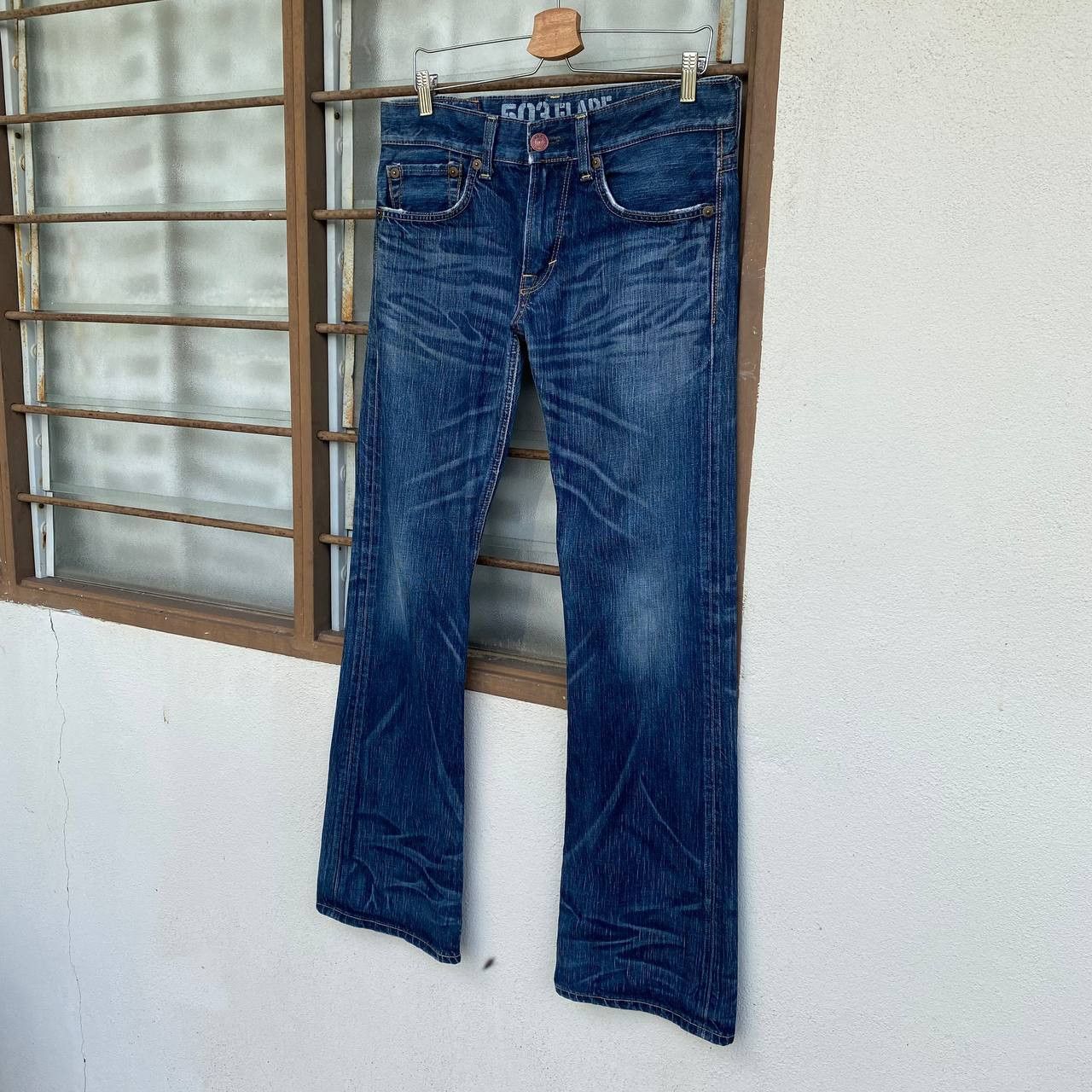 Edwin × Vintage FLARE GHOST CLAWMARK EDWIN BLUETRIP 503 JAPAN BJ03-43 Size US 30 / EU 46 - 10 Thumbnail