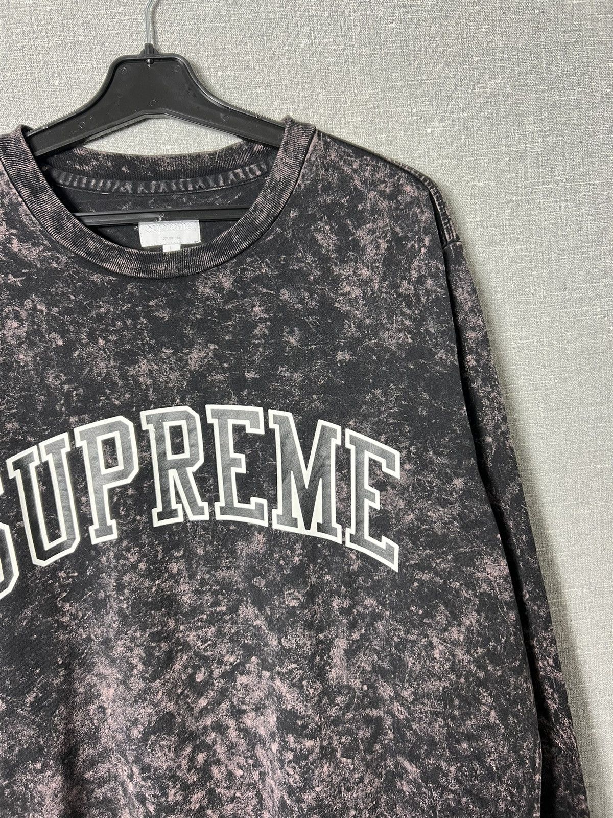 Supreme Supreme Acid Wash Arc Logo Tie Dye Long Sleeve Tee Size US L / EU 52-54 / 3 - 4 Thumbnail
