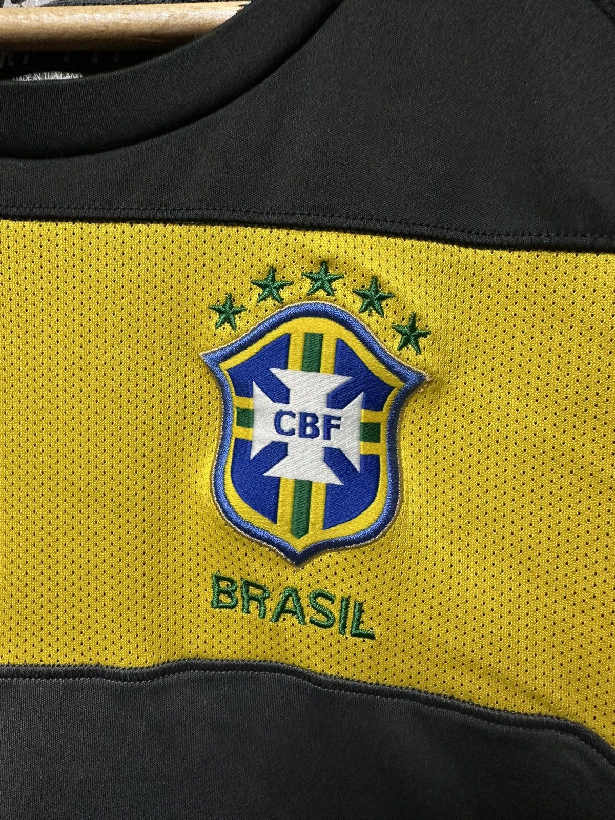 Nike Nike Brazil 2010 Vintage Jersey Football Size US S / EU 44-46 / 1 - 3 Thumbnail