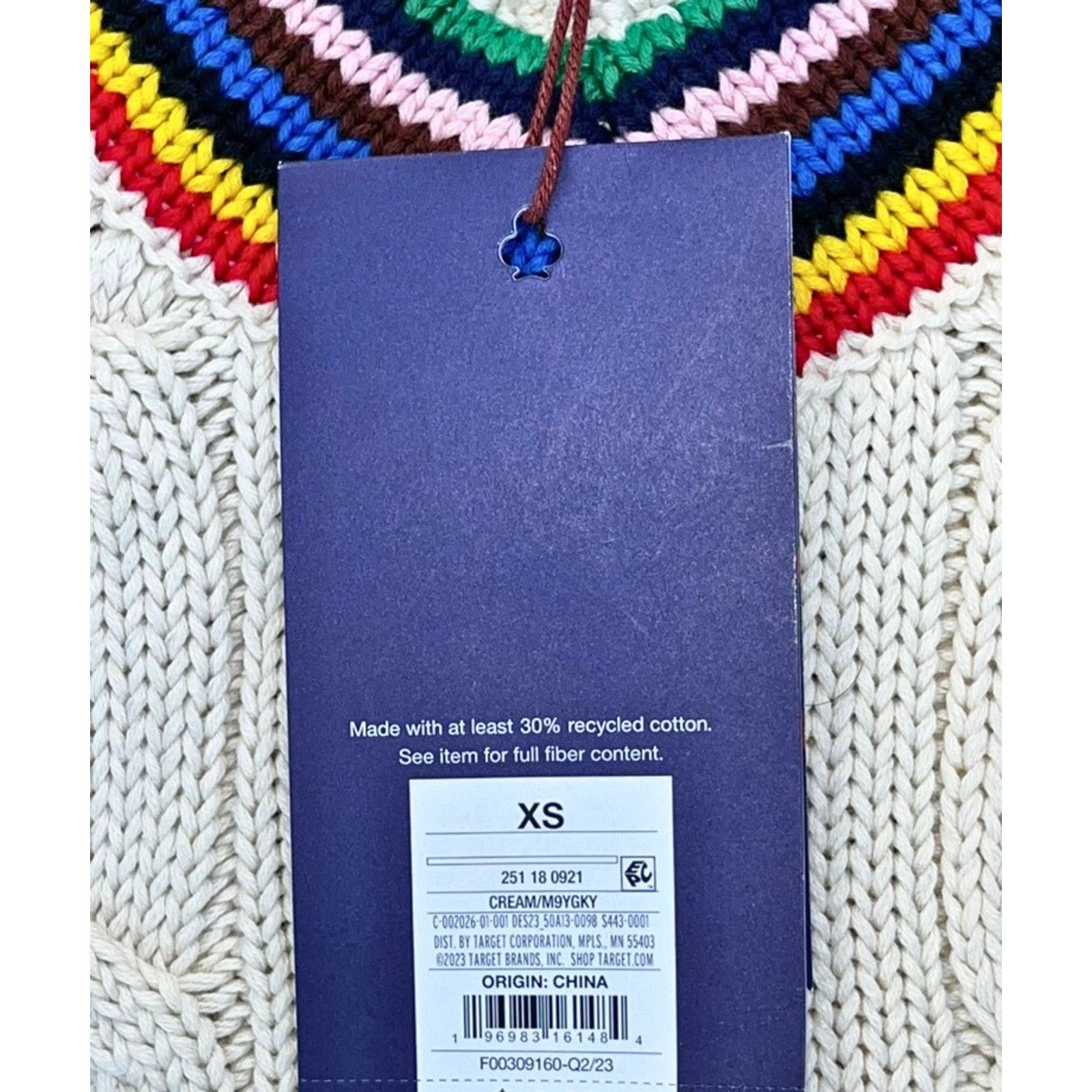 Rowing Blazers Rowing Blazers x Target Croquet Stripe Cable Knit Sweater XS Size XS / US 0-2 / IT 36-38 - 10 Thumbnail