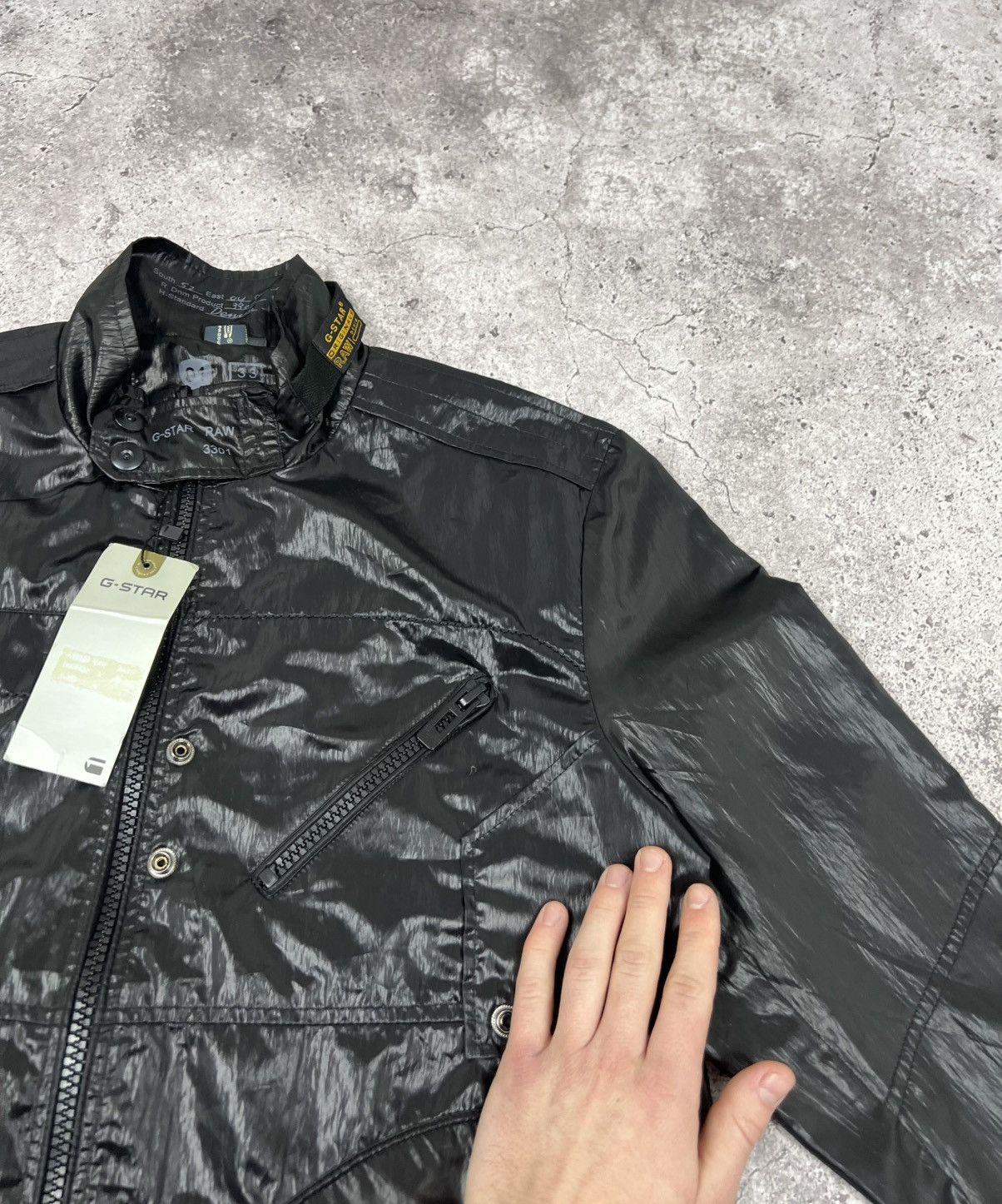 G-Star NWT G-Star Nylon Biker Jacket Size US L / EU 52-54 / 3 - 10 Thumbnail