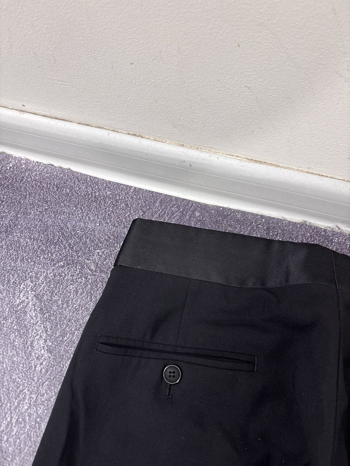 Armani Collezioni Armani Collezioni Women’s Black Tailored Dress Pants Size 30" / US 8 / IT 44 - 14 Thumbnail