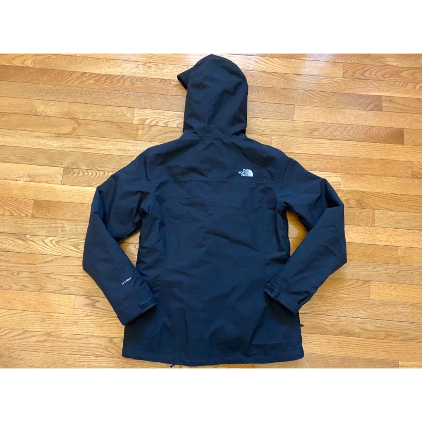 The North Face The North Face Women's Dryvent Jacket Black Hooded Lined Liner Size Medium Size M / US 6-8 / IT 42-44 - 2 Thumbnail