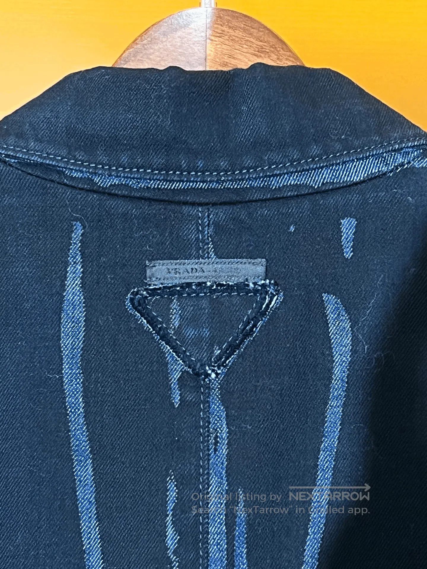 Prada Prada Runway Decolorized Denim Coat. Size US S / EU 44-46 / 1 - 3 Thumbnail