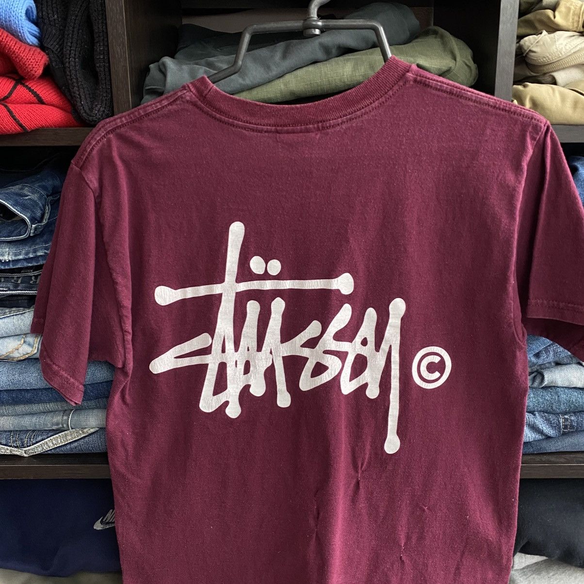 Stussy Vintage Stussy Big Logo y2k streetwear opium tee Size US S / EU 44-46 / 1 - 2 Thumbnail