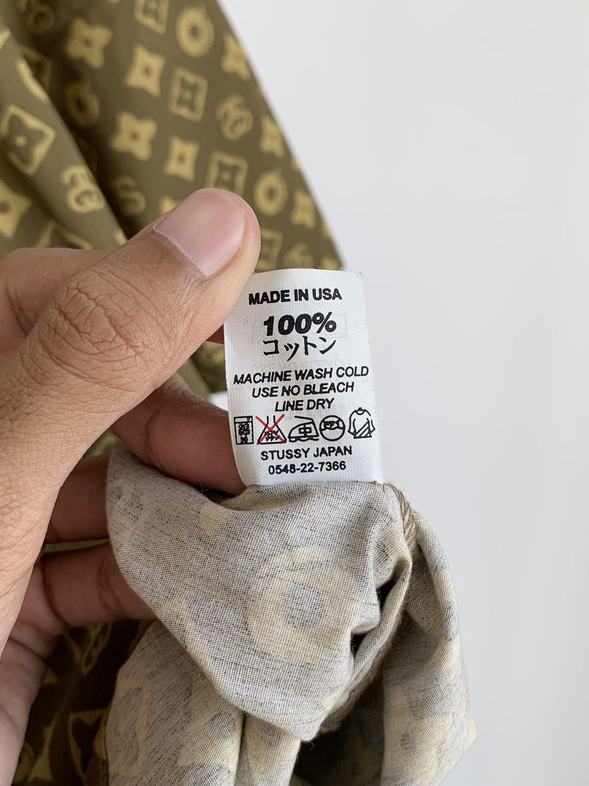 Stussy Vintage Stussy "Monogram" Button Ups Shirt Size US XL / EU 56 / 4 - 8 Thumbnail
