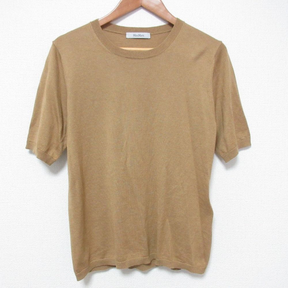 MaxMara Max Mara Silk Cashmere Short Sleeve Knit Others Tops DUTY FREE for USA