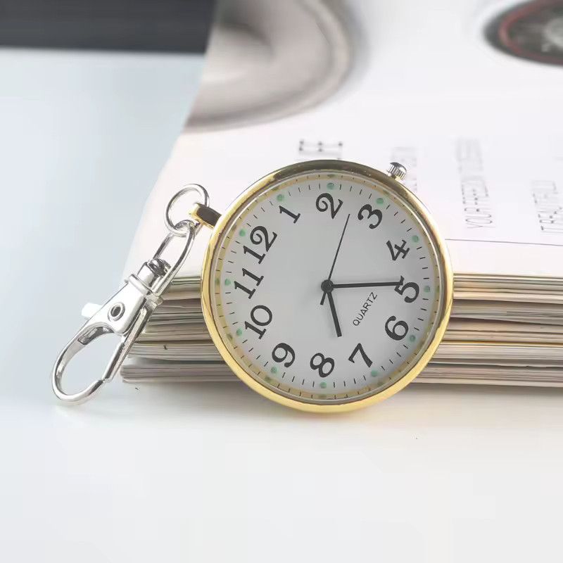 Other New Tiny Cute Quartz Pocket Watch with Keyring Men Women Size ONE SIZE - 10 Thumbnail