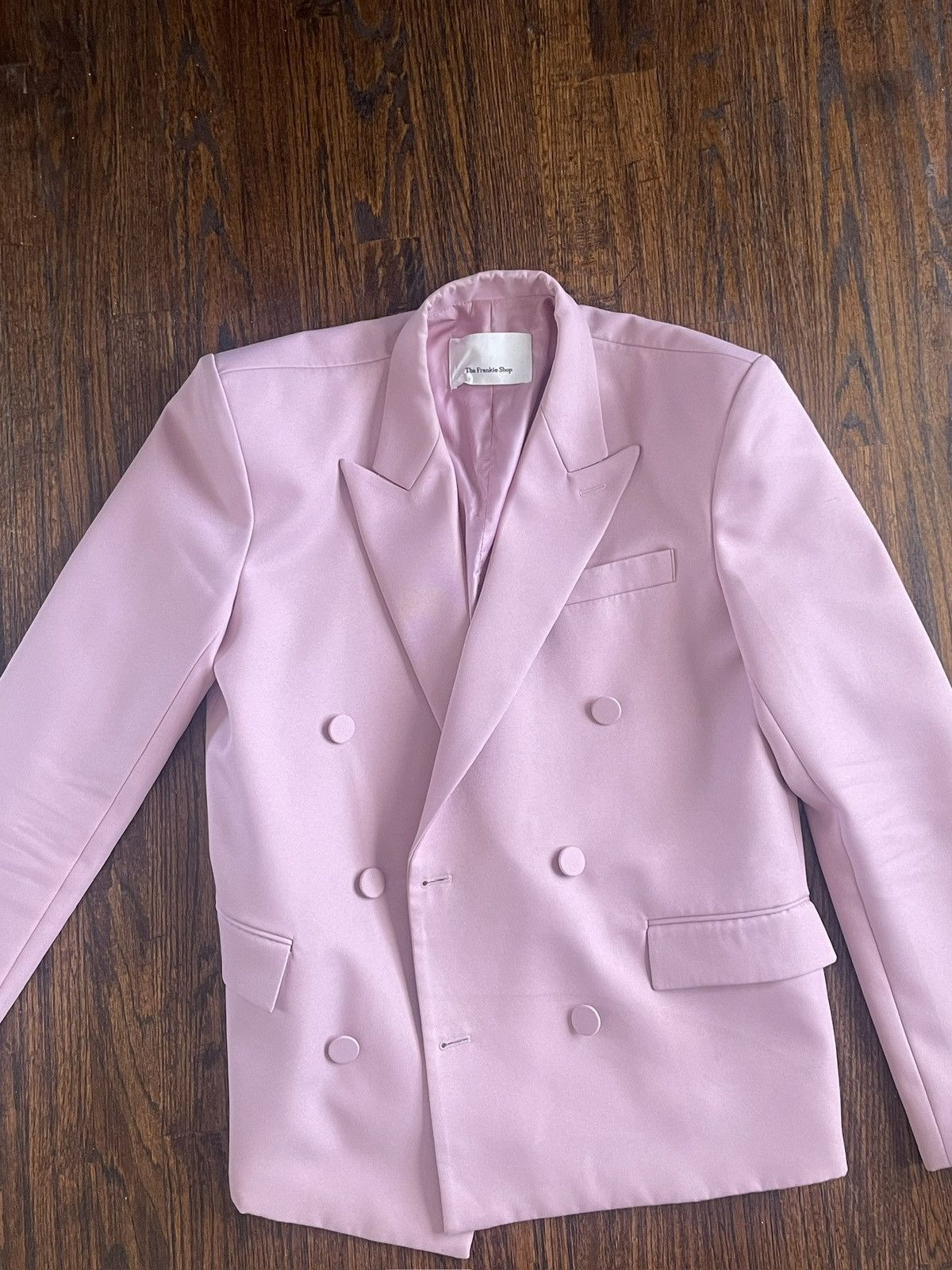 Other The Frankie Shop Men’s Pink Double Breasted Blazer Size 42R - 1 Thumbnail