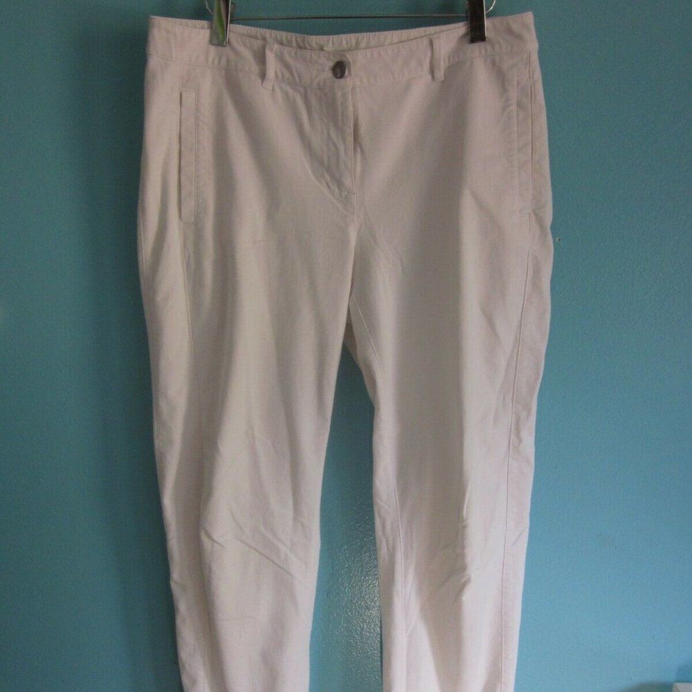 Eileen Fisher Eileen Fisher White Jeans Size S (6) Size 28" / US 6 / IT 42 - 2 Thumbnail