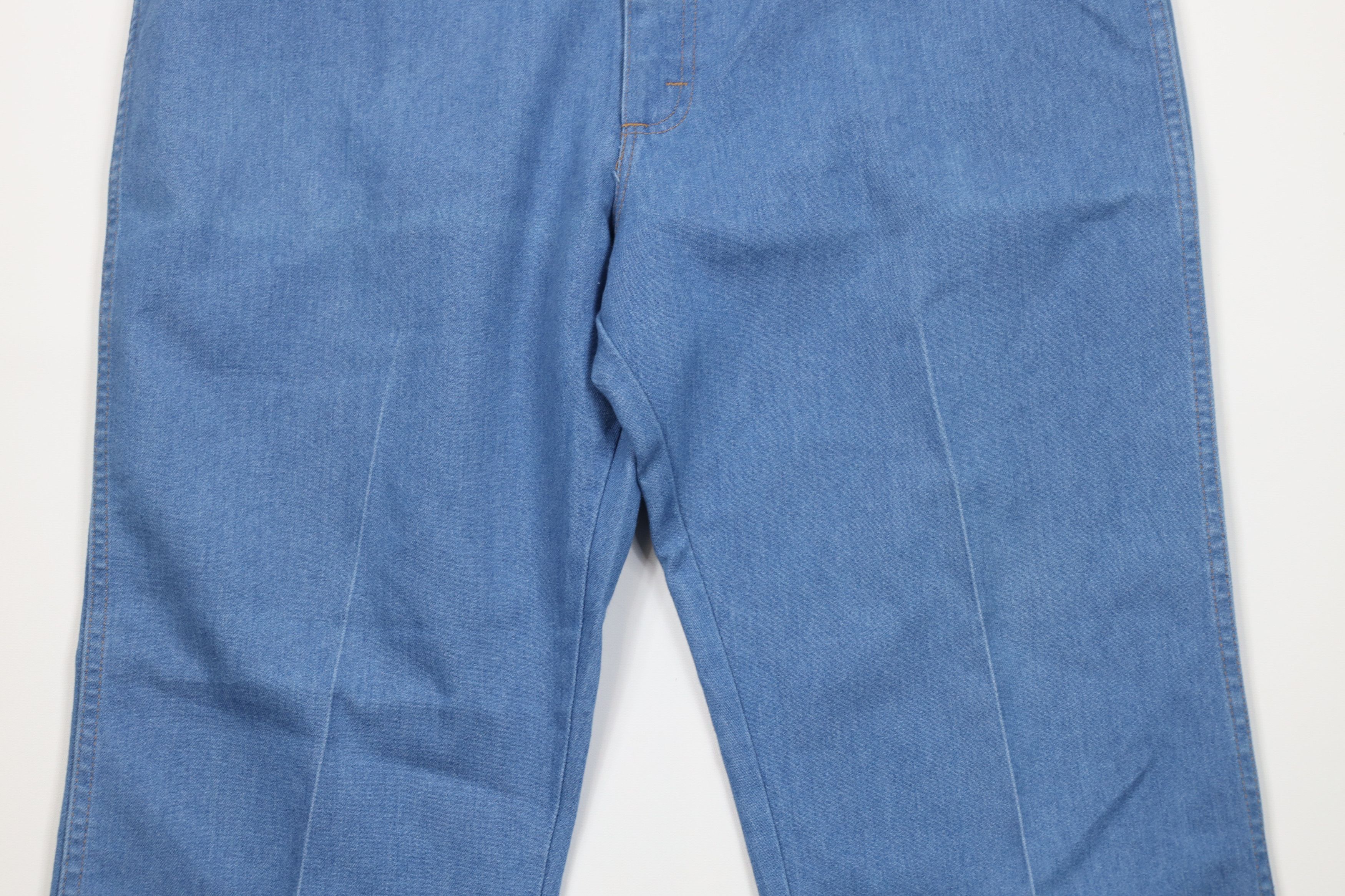 Wrangler Vintage 90s Y2K Wrangler Wide Leg Western Denim Jeans Blue Size US 40 / EU 56 - 3 Thumbnail