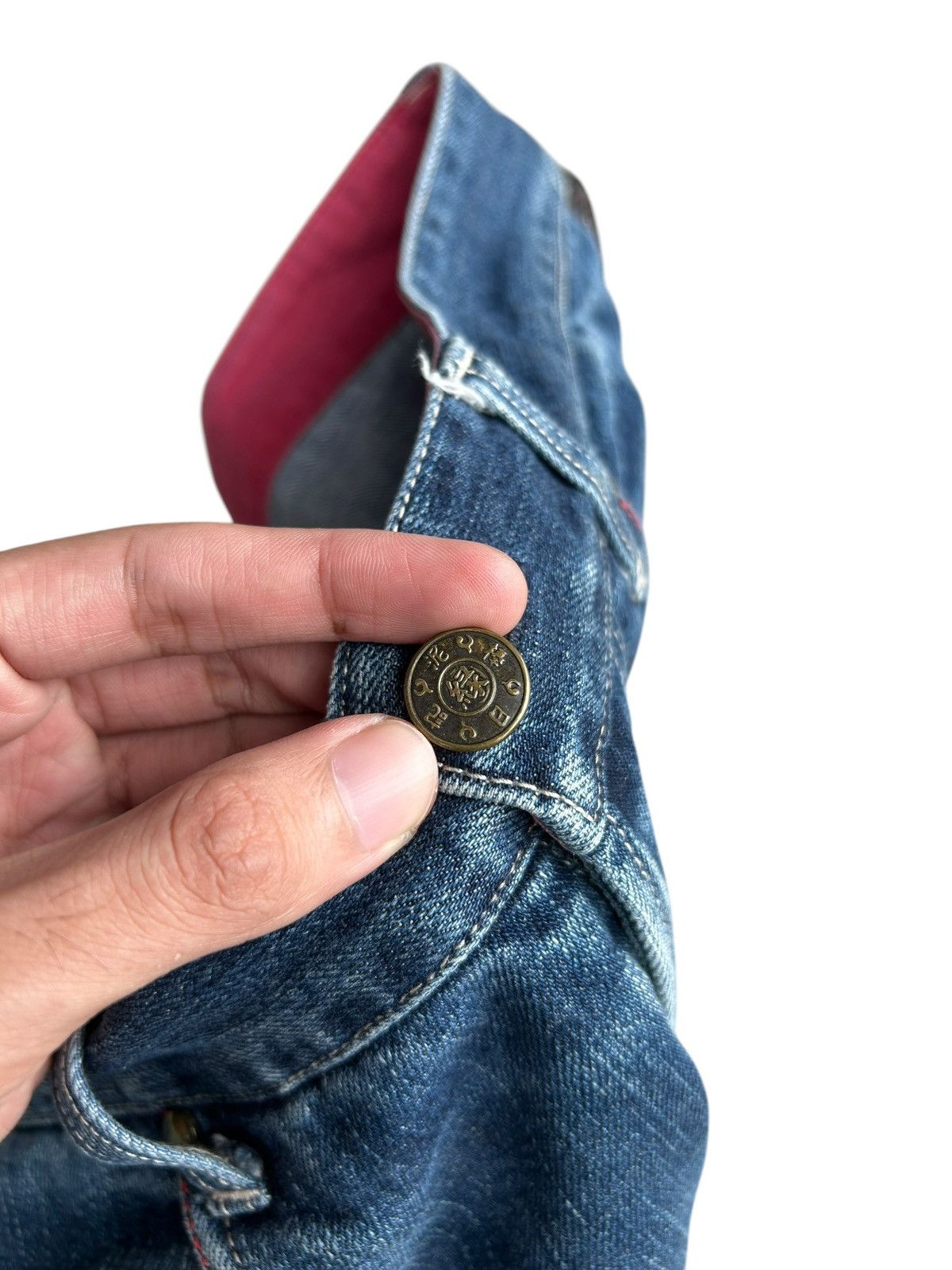Japanese Brand × Kapital × Vintage Made in Japan Gemstone Rare Denim Jeans ☠️🎌 Size US 32 / EU 48 - 11 Thumbnail