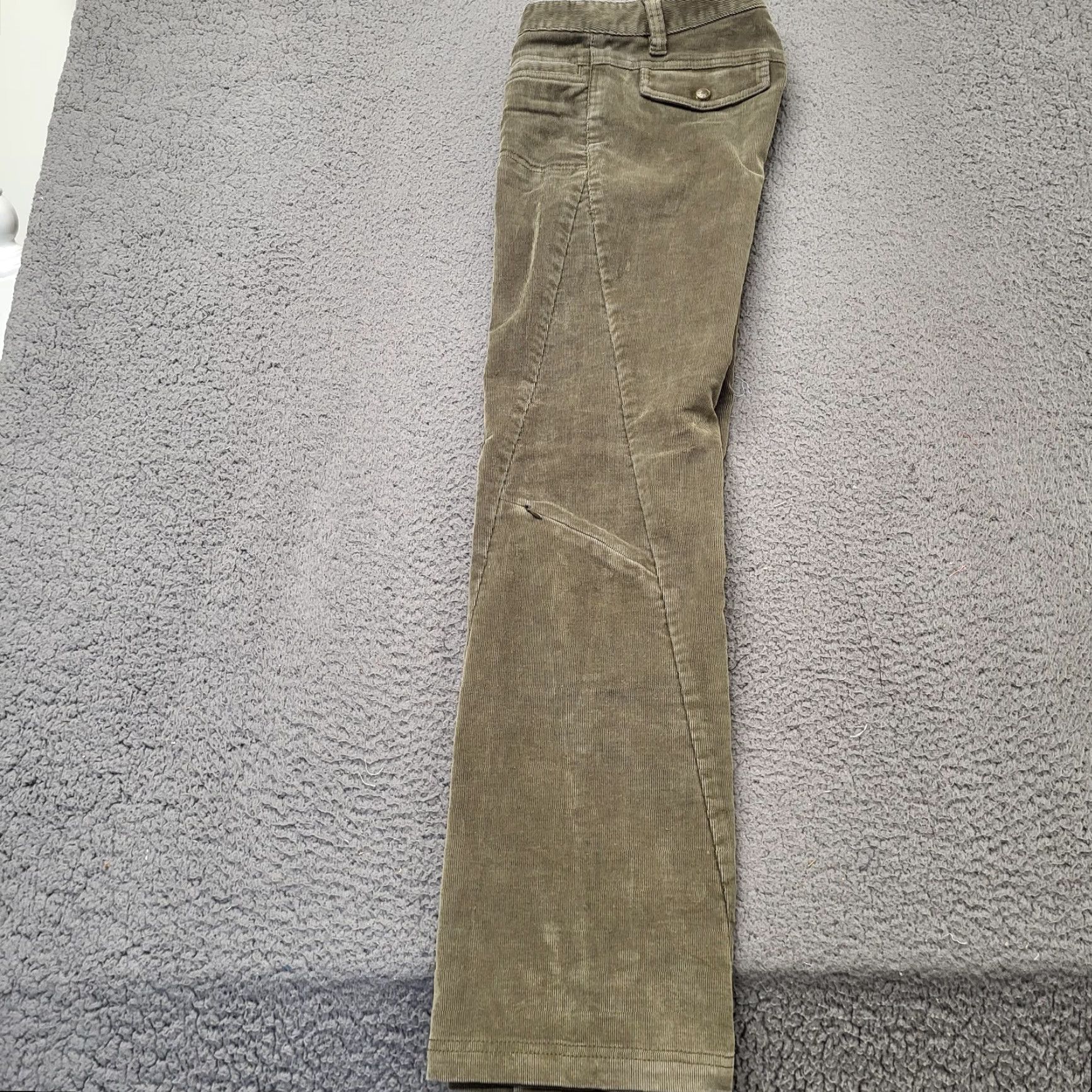 Athleta Athleta Cargo Pants Womens 2 Brown Corduroy Flare Pockets Moto Slim City 2XS Womens Size 24" / US 00 / IT 34 - 4 Thumbnail