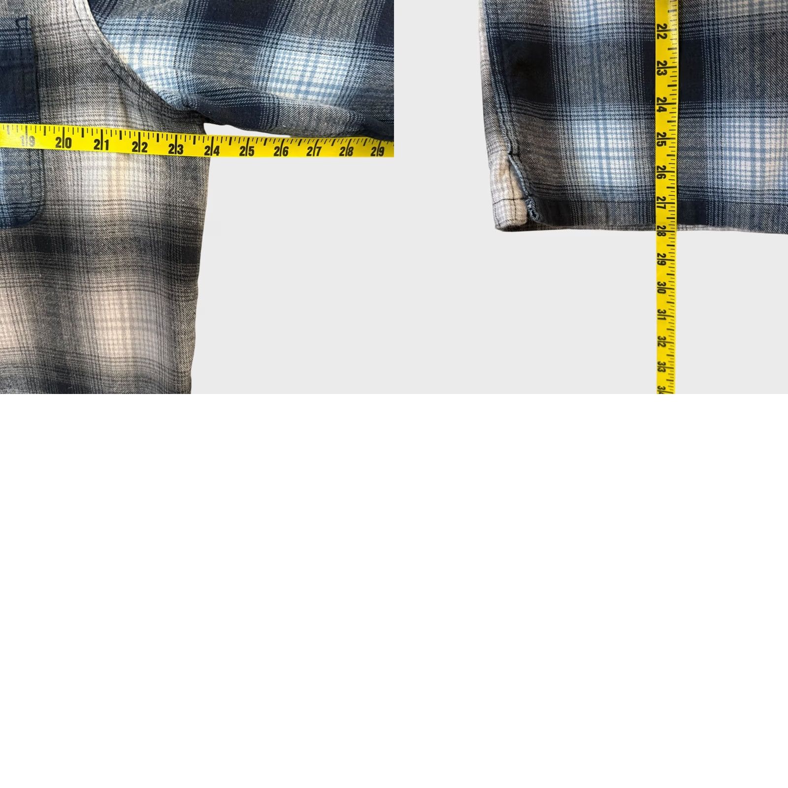 Levi's Levi's Plaid Button-Up L/S Flannel Shirt Multicolor Men's Large 100% Cotton Regular Navy/Blue City Classic Western Pockets Mens Size US L / EU 52-54 / 3 - 9 Thumbnail