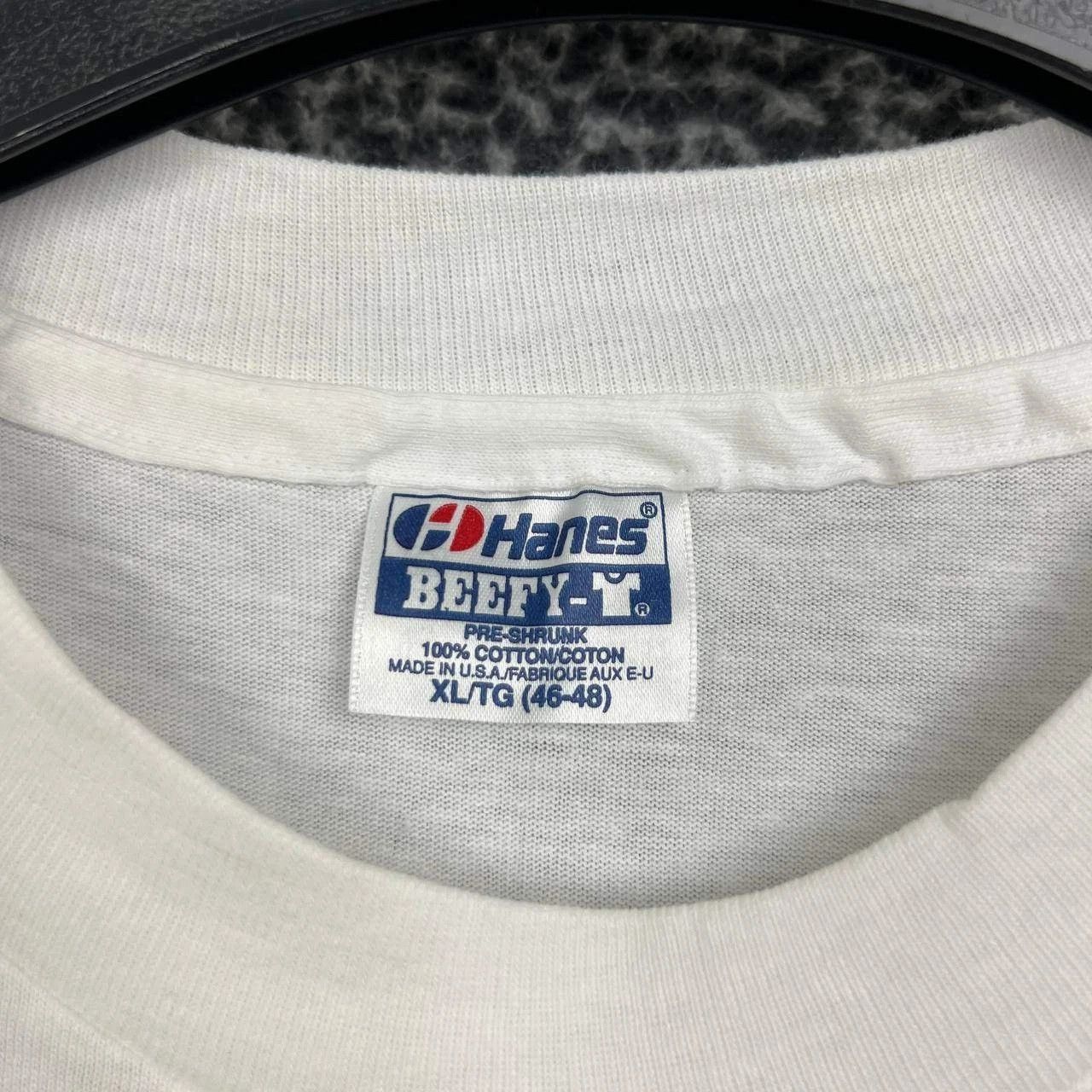 Hanes Vintage America's Cup Shirt Men XL White Beefy Deadstock Size US XL / EU 56 / 4 - 6 Thumbnail