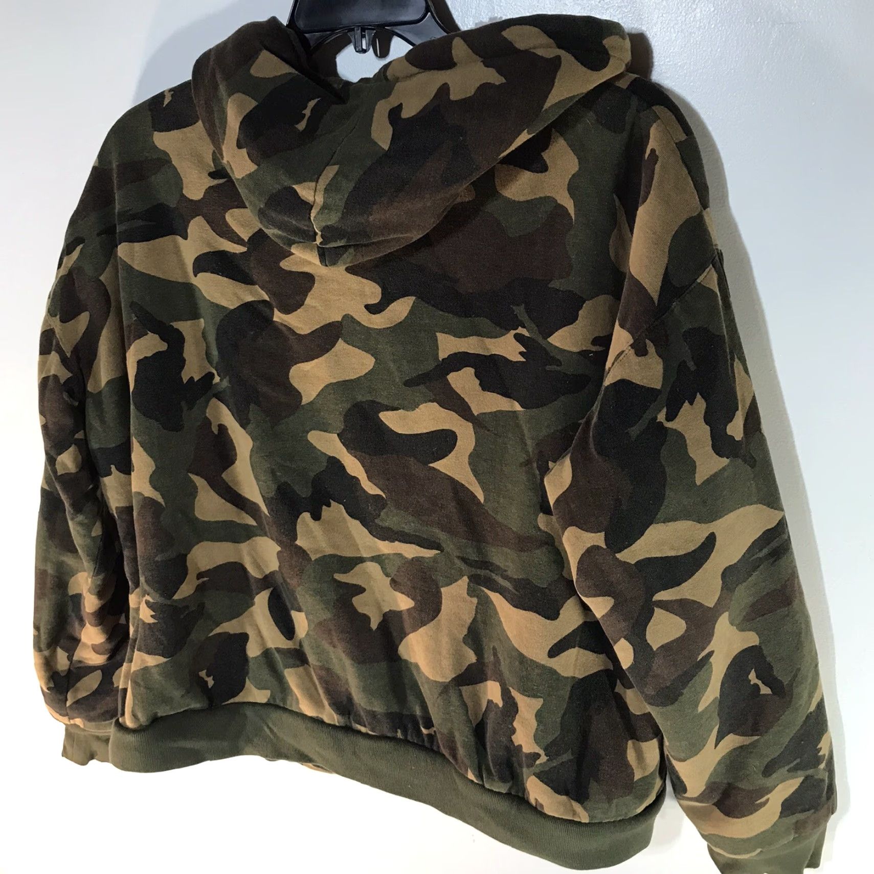 Vintage Michelle Louise Camo Sherpa Lined Full Zip Hooded Jacket Mens Size L Size US L / EU 52-54 / 3 - 5 Thumbnail