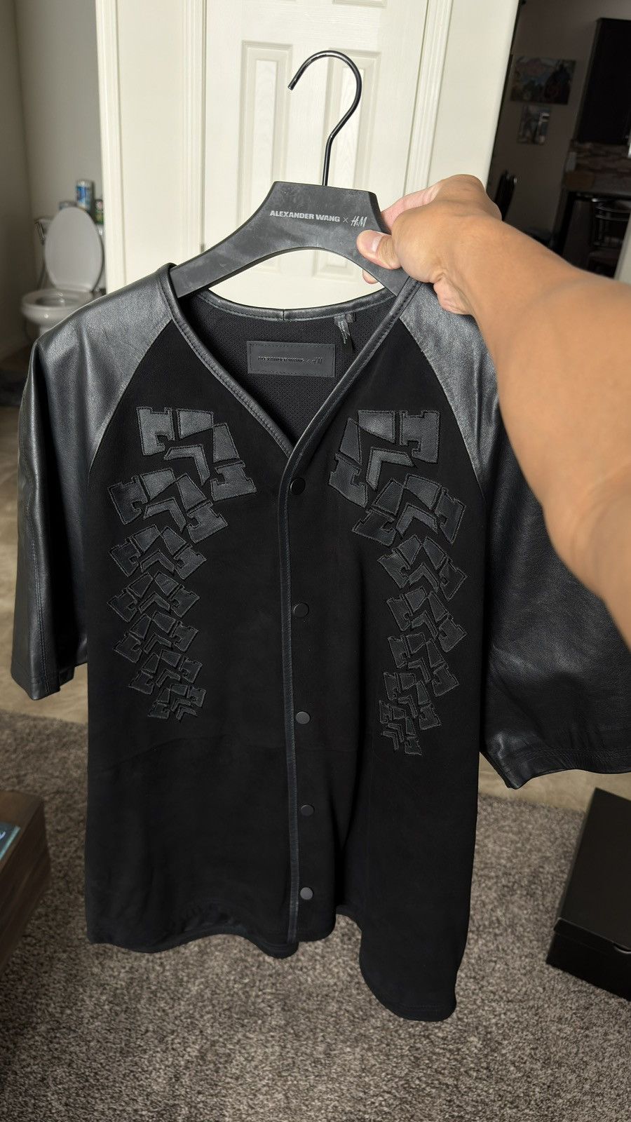 Alexander Wang × H&M Alexander Wang x H&M Baseball Jersey Size US L / EU 52-54 / 3 - 5 Thumbnail