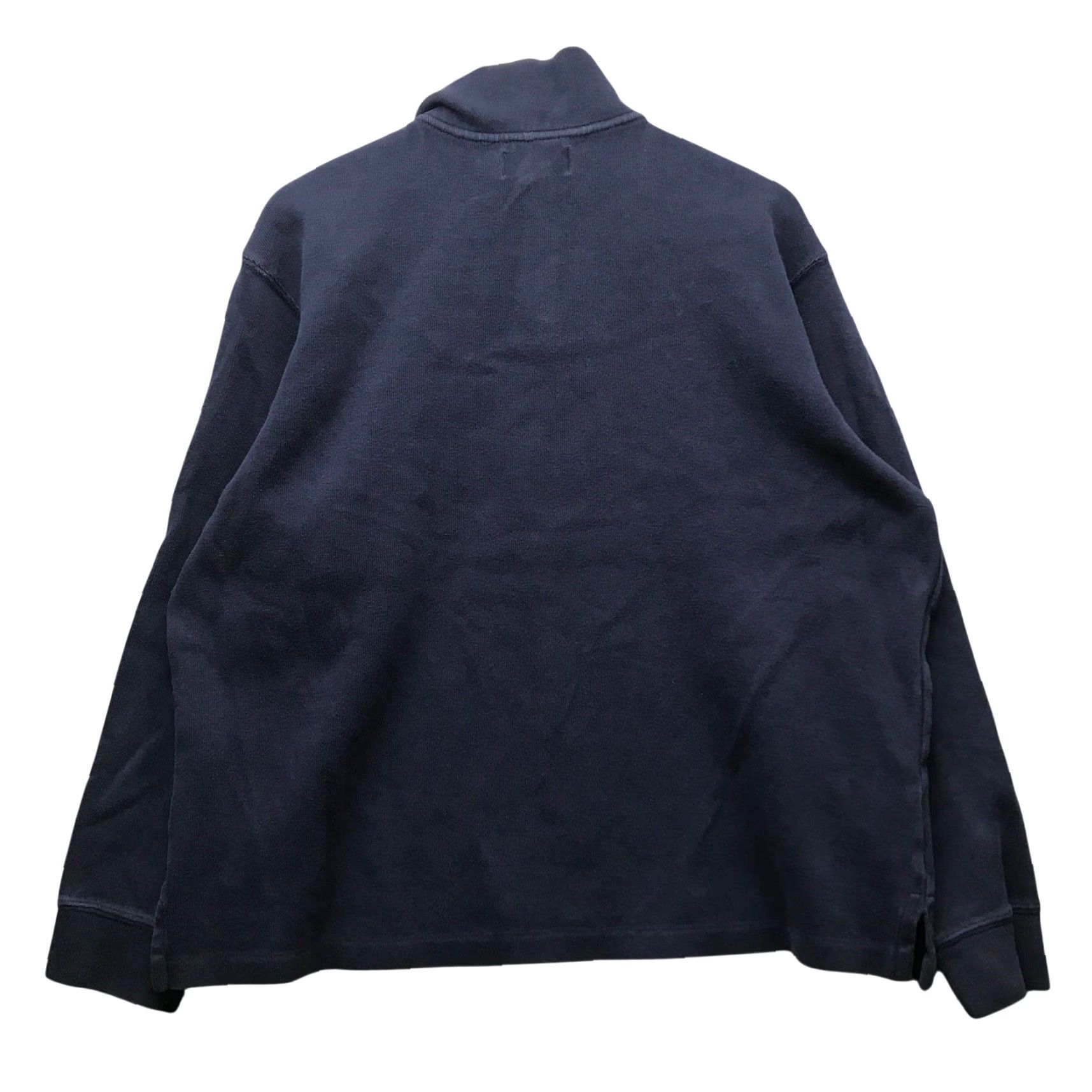 Polo Ralph Lauren Polo Ralph Lauren 1/4 Zip Ribbed Pullover Sweater Mens XL Navy Maroon Pony Shirt Casual Womens? Size US XL / EU 56 / 4 - 7 Thumbnail