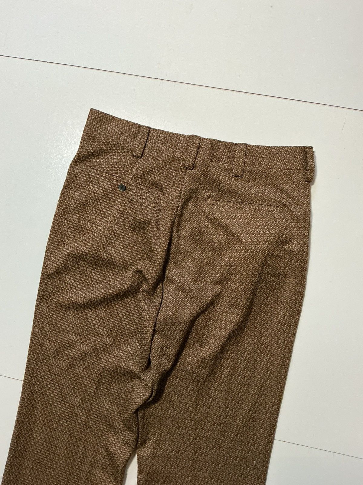 Vintage Vintage 70s Mod Groovy Flare Leisure Disco Polyester Pants Size US 34 / EU 50 - 12 Thumbnail