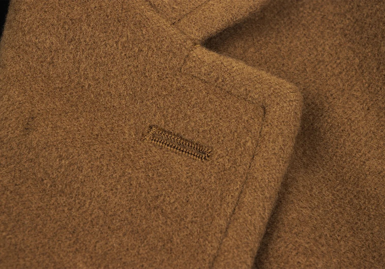Jean Paul Gaultier Wool Melton Chester Coat in Camel, Size 48 Size US M / EU 48-50 / 2 - 5 Thumbnail