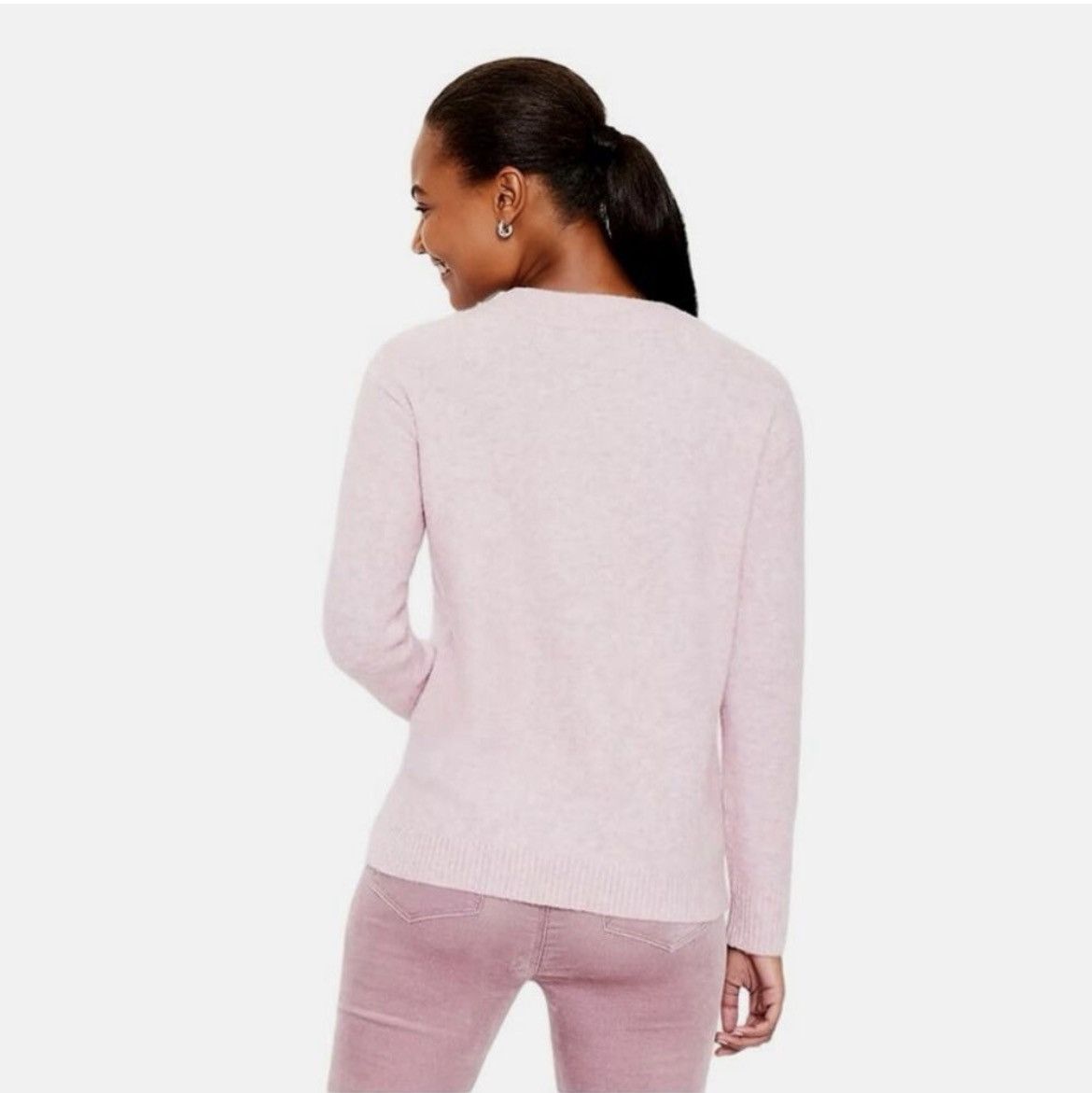 Loft Loft Pink “Cat Mama” Sweater Size M / US 6-8 / IT 42-44 - 2 Thumbnail