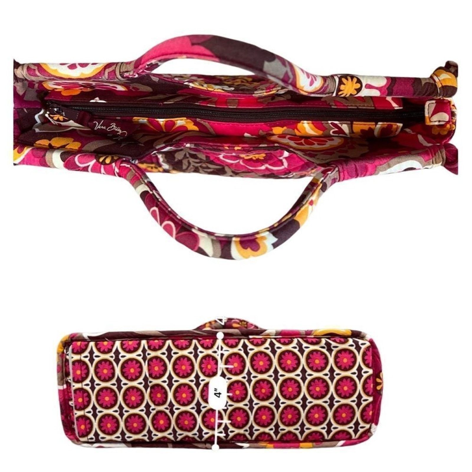Vera Bradley Vera Bradley Carnaby Floral The Gabby Quilted Tote Handbag Size ONE SIZE - 4 Thumbnail