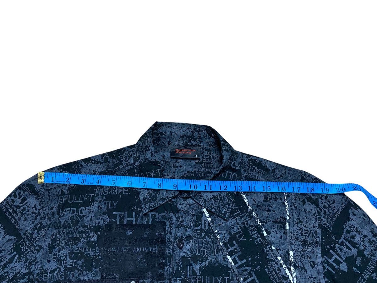 Designer × Japanese Brand Dangerous Warning PUNKS GANCHELL Size US L / EU 52-54 / 3 - 12 Thumbnail