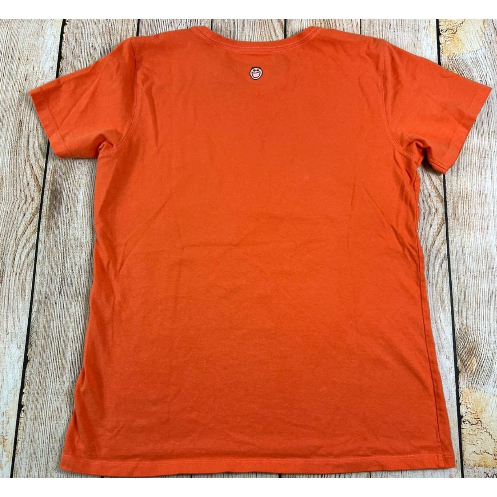 Life is Good Life is Good Women’s Shirt Orange Land Of The Free Classic Fit Medium M Shirt Size M / US 6-8 / IT 42-44 - 2 Thumbnail