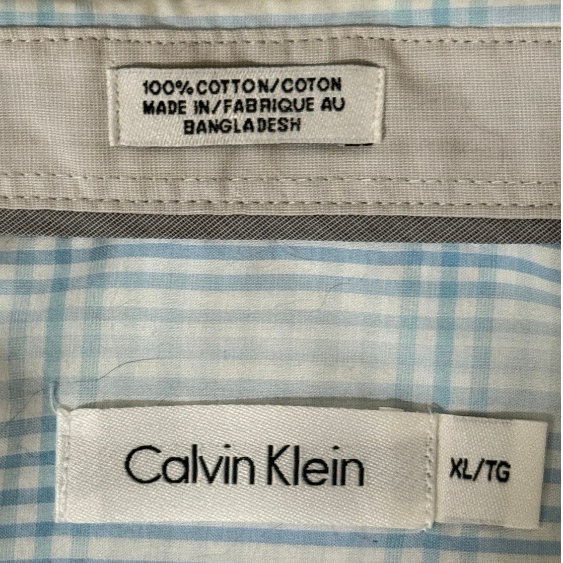 Calvin Klein Calvin Klein men’s XL short sleeve cotton button up shirt Size US XL / EU 56 / 4 - 3 Thumbnail