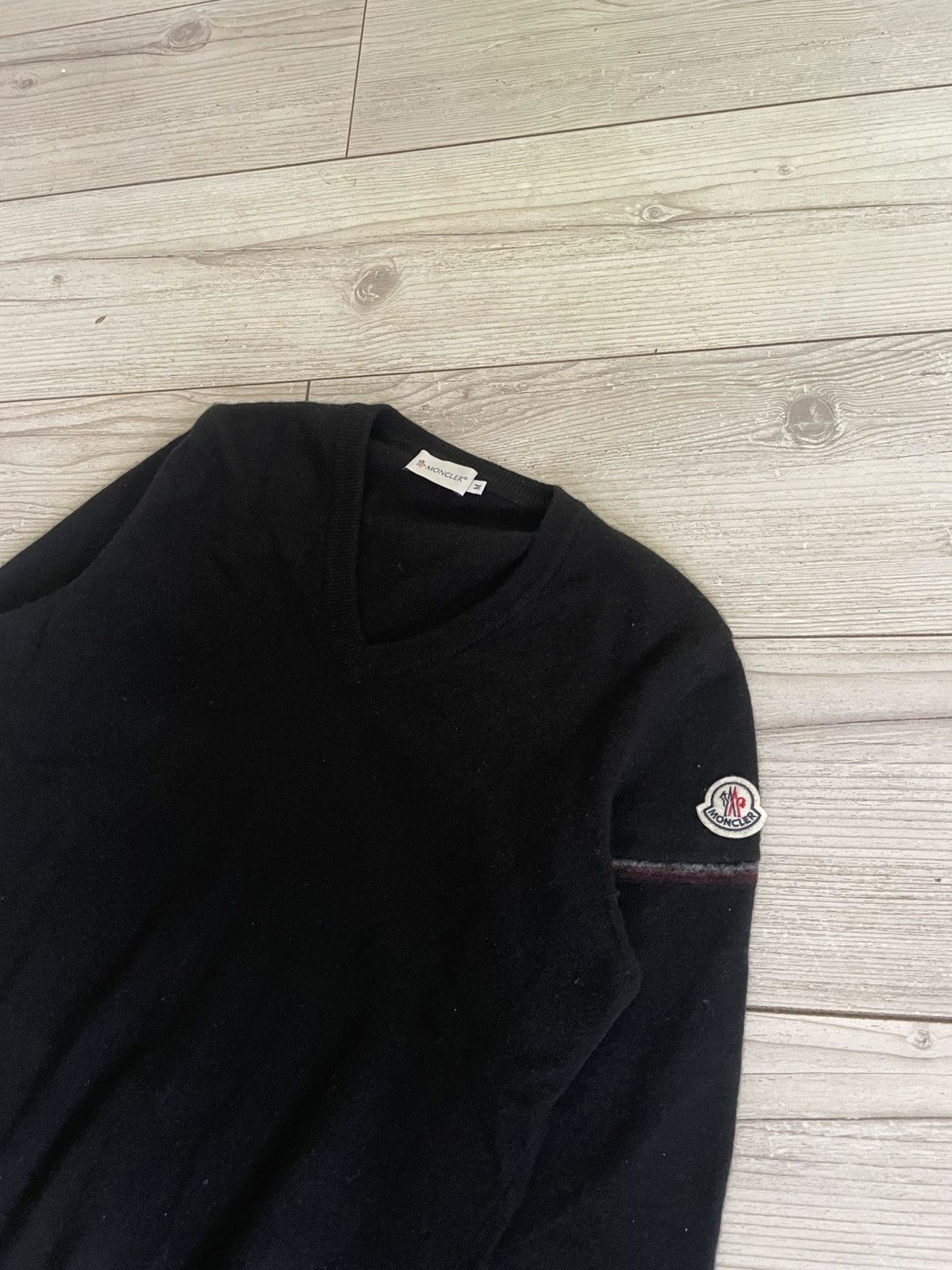 Moncler Moncler Logo Wool sweatshirt Size US M / EU 48-50 / 2 - 9 Thumbnail