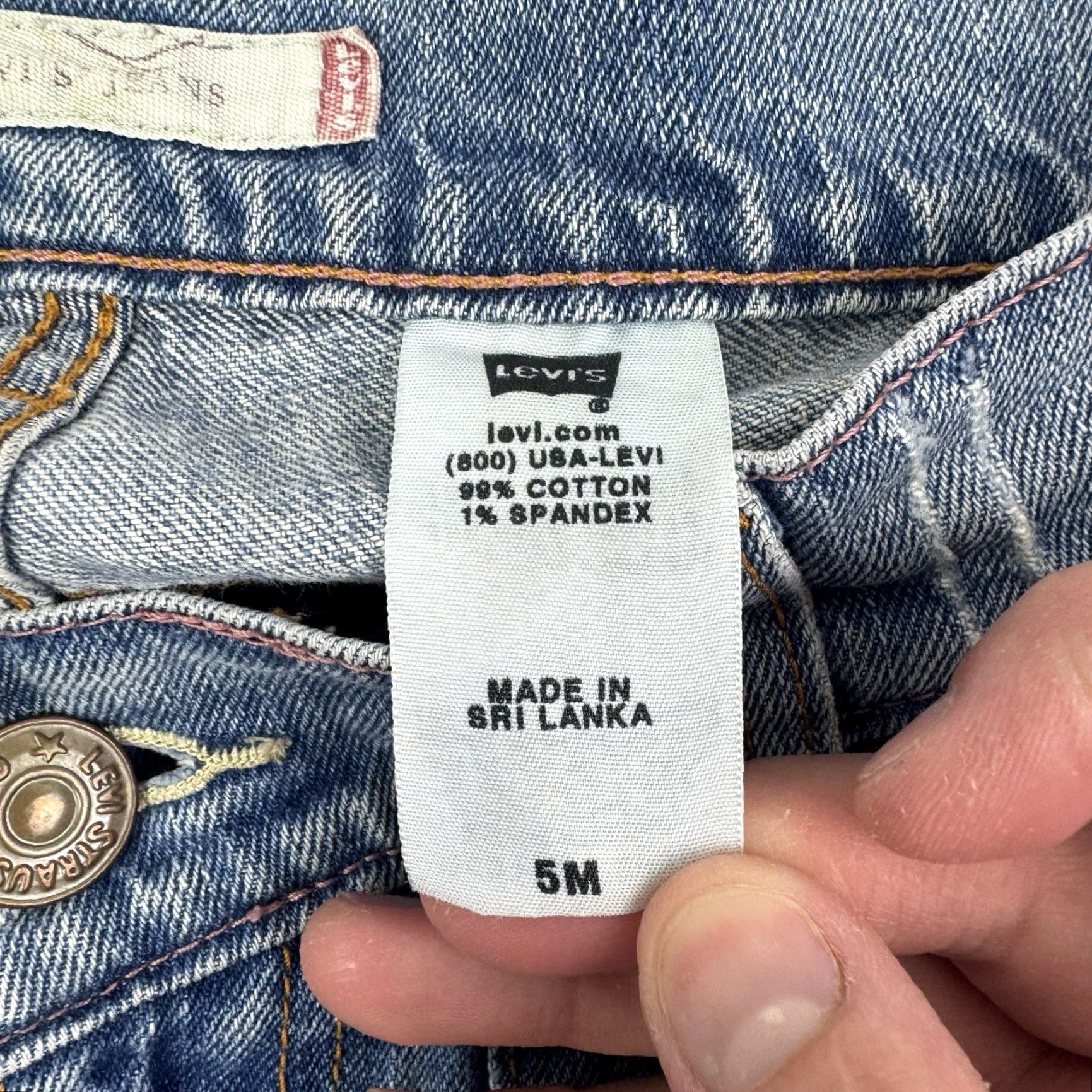 Levi's VINTAGE Levi's Bootcut Jeans Womens 5M Blue Hipster Y2K Pockets Low Waist Size 27" / US 4 / IT 40 - 6 Thumbnail