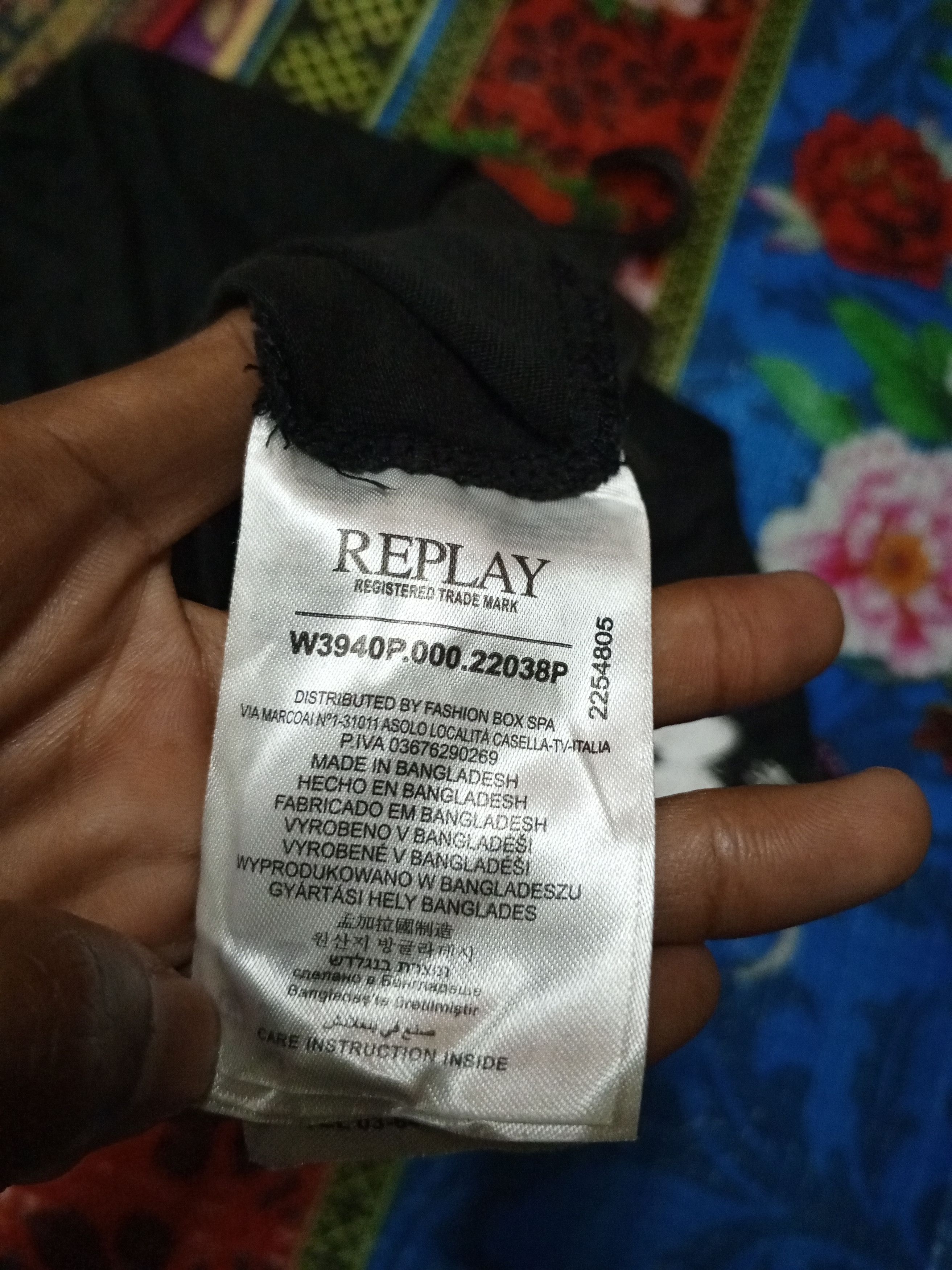 Replay Reply butterflies black tee Size S / US 4 / IT 40 - 8 Thumbnail