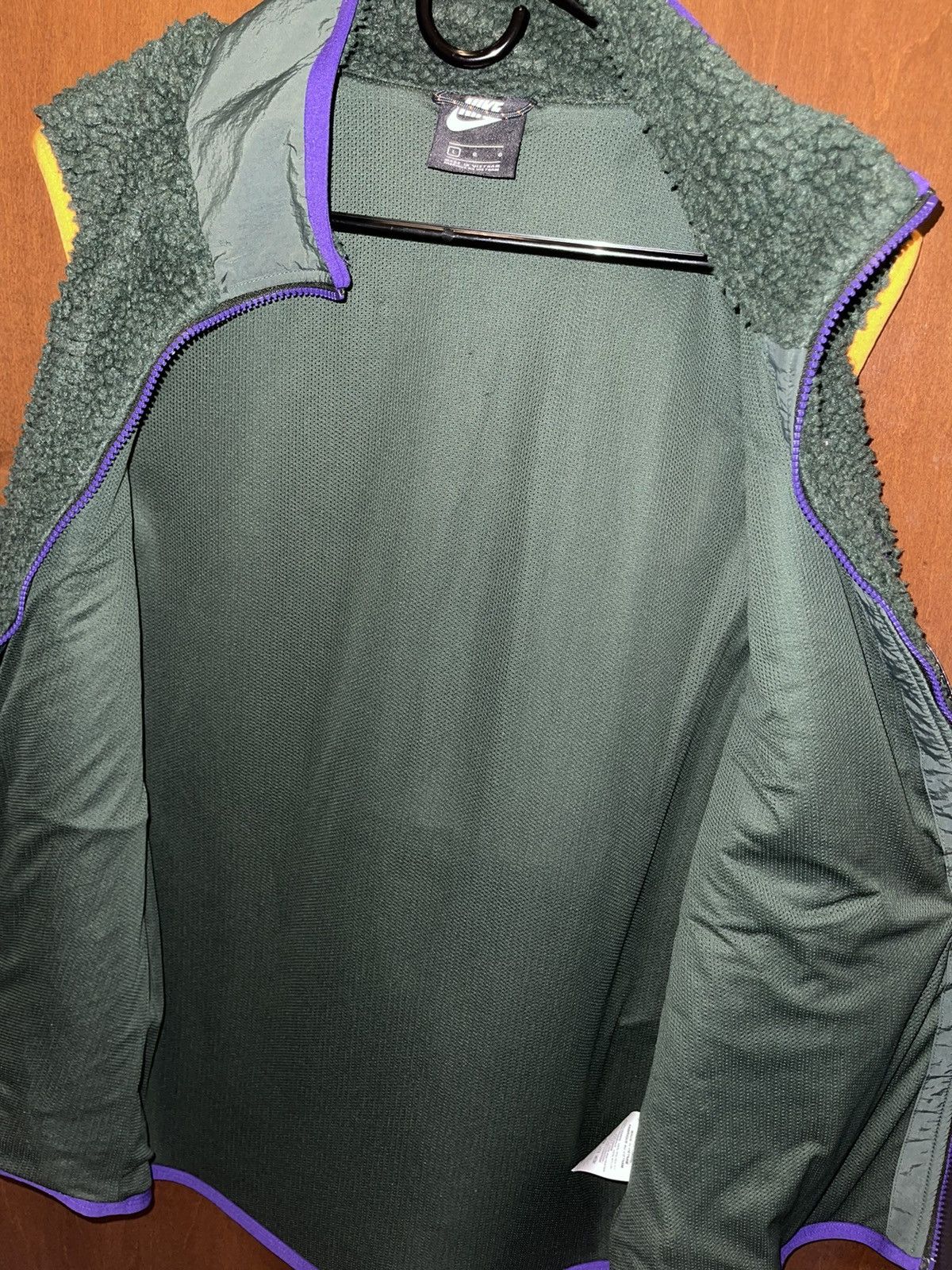 Nike Nike Green Fleece Vest Size US L / EU 52-54 / 3 - 2 Thumbnail