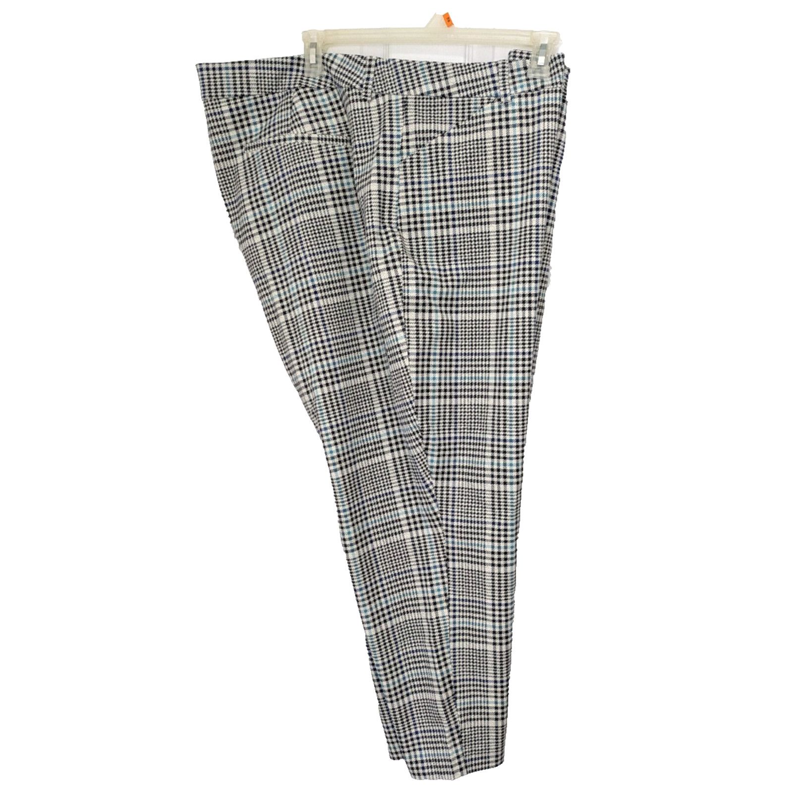 Old Navy Old Navy Hi Rise Pixie Pants 28 Houndstooth Black White Blue Size 28" / US 6 / IT 42 - 4 Thumbnail