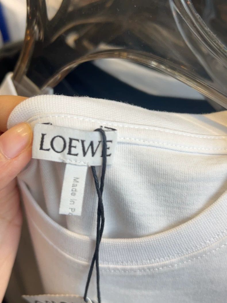 Loewe LOEWE Embroidered cotton round neck short sleeve T-shirt Size US S / EU 44-46 / 1 - 2 Thumbnail