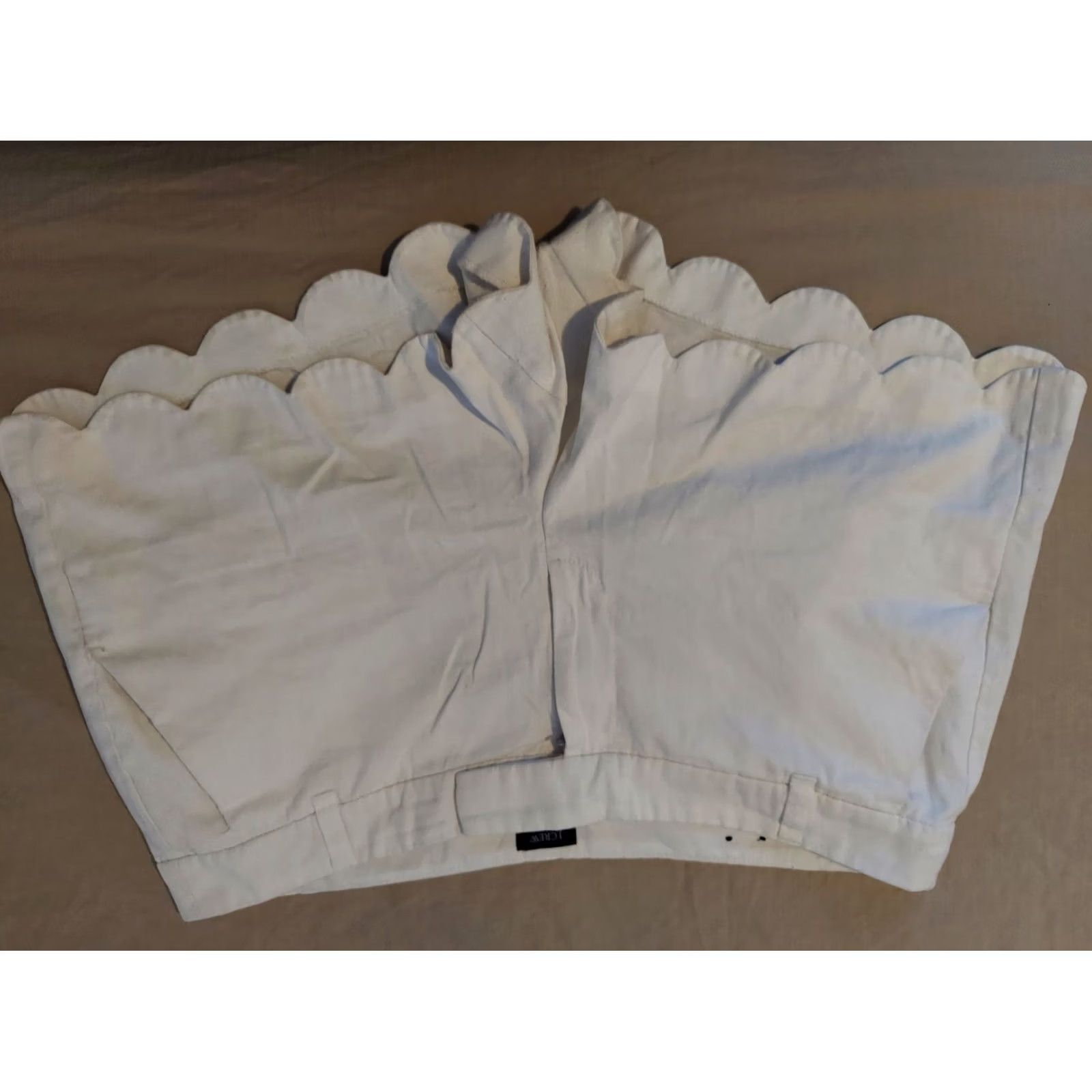 J.Crew Womens J. Crew Shorts White Chino Cotton 14 Size 36" / US 14 / IT 50 - 2 Thumbnail