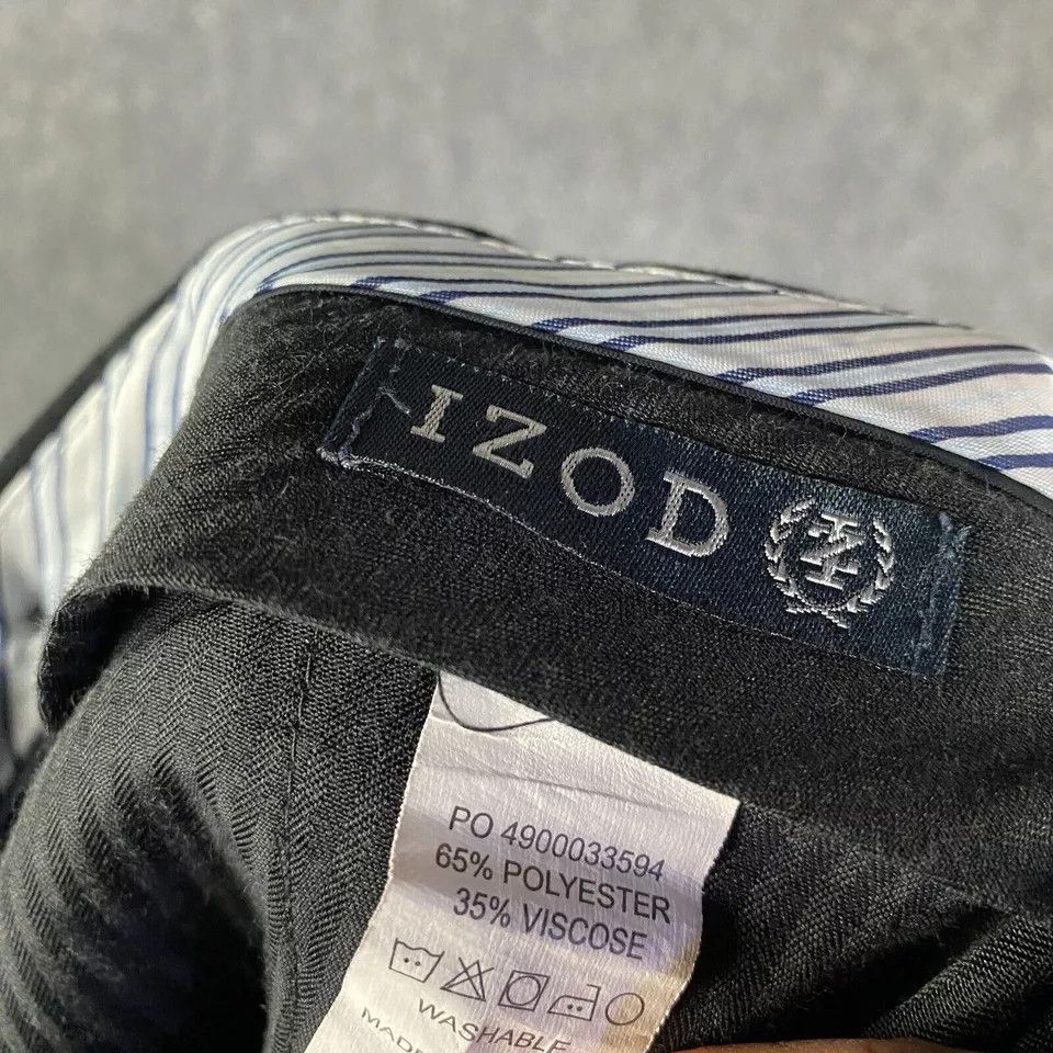 Izod Izod Slacks Men's 34x30 Dress Pants Polyester Adults Slash Size US 34 / EU 50 - 9 Thumbnail