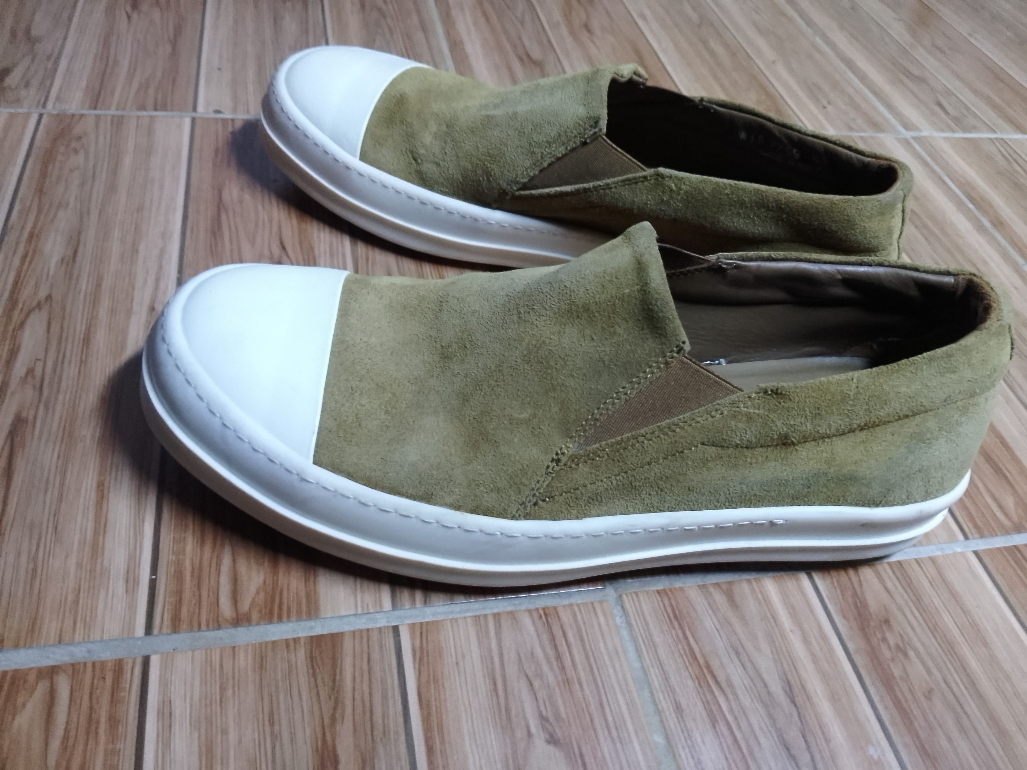 Rick Owens rick Owens tan suede mainline boat Size US 10 / EU 43 - 11 Thumbnail