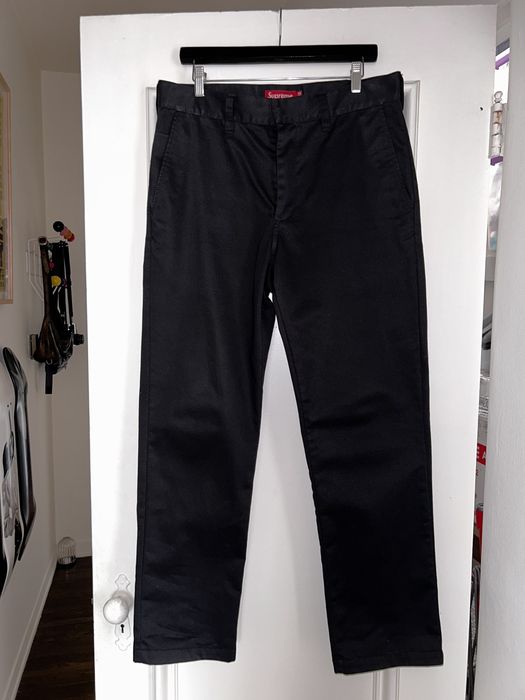 Supreme Supreme Work Pant 32x31 Black | Grailed