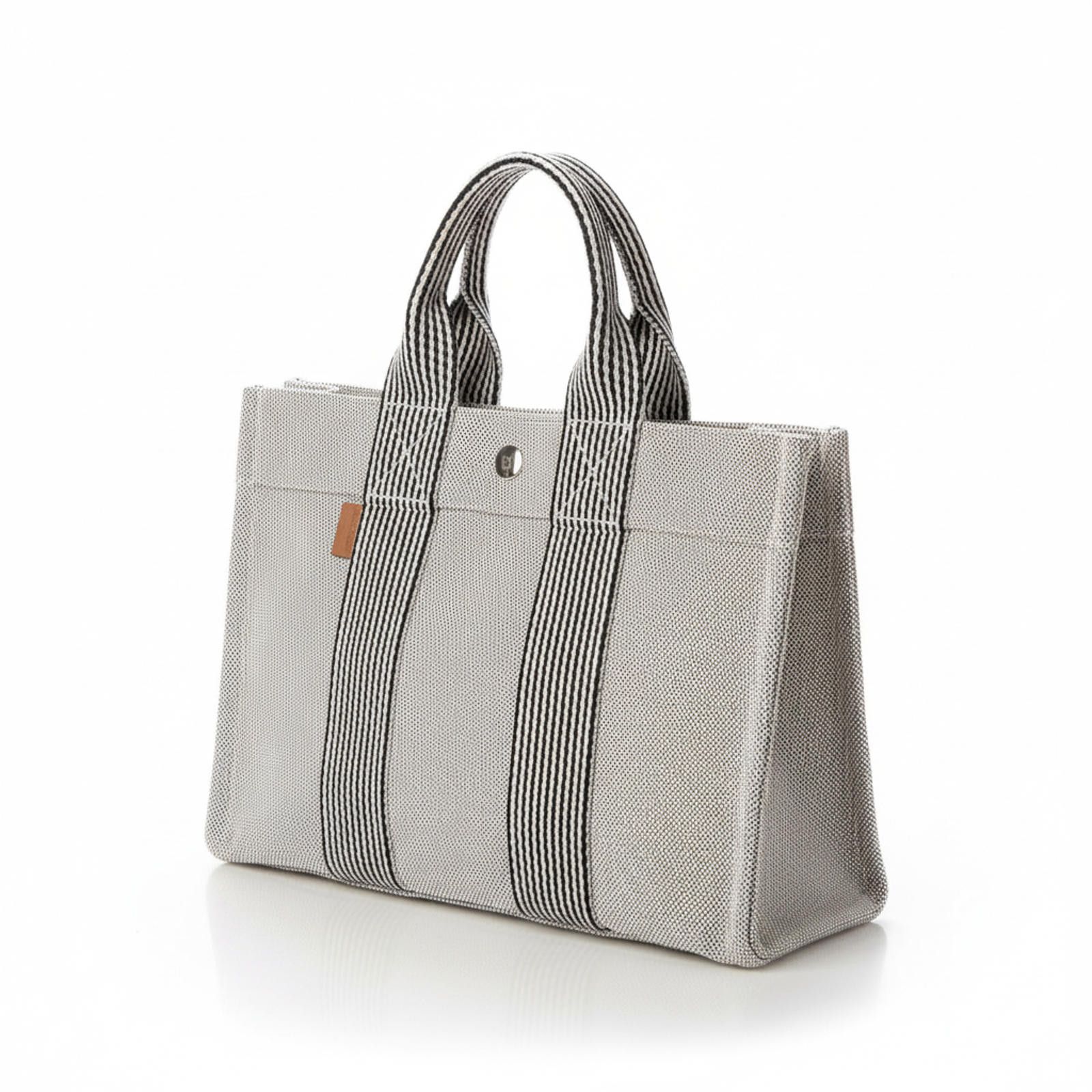 Hermes Hermés - Gray Canvas Tote Bag Size ONE SIZE - 1 Thumbnail