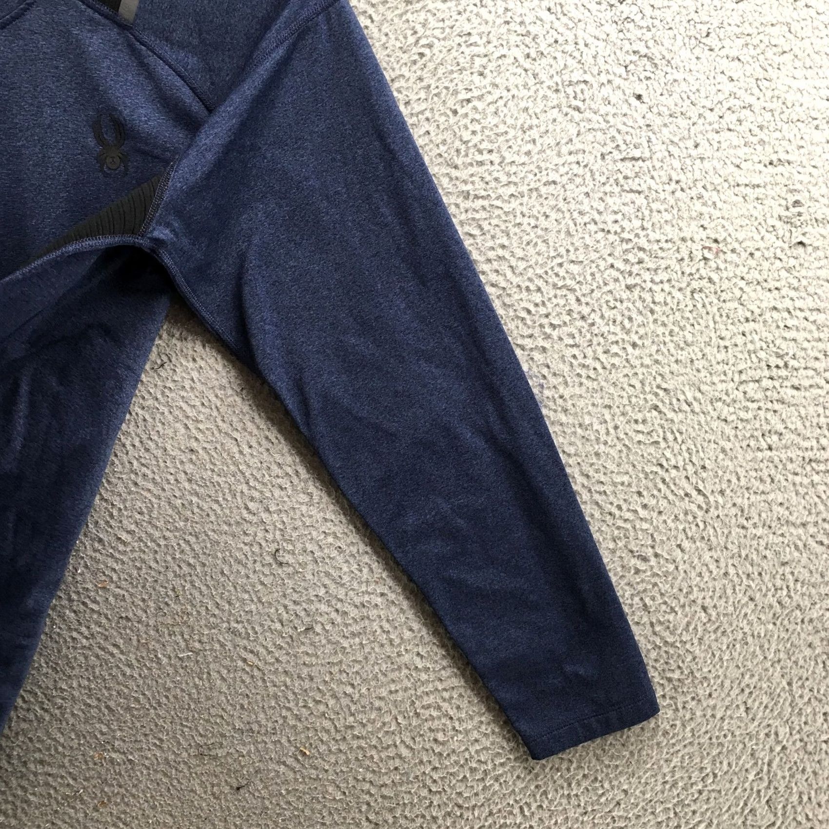 Spyder Spyder Active Sweatshirt Mens Medium Blue Black Crew Neck Long Sleeve Pullover Size US M / EU 48-50 / 2 - 4 Thumbnail