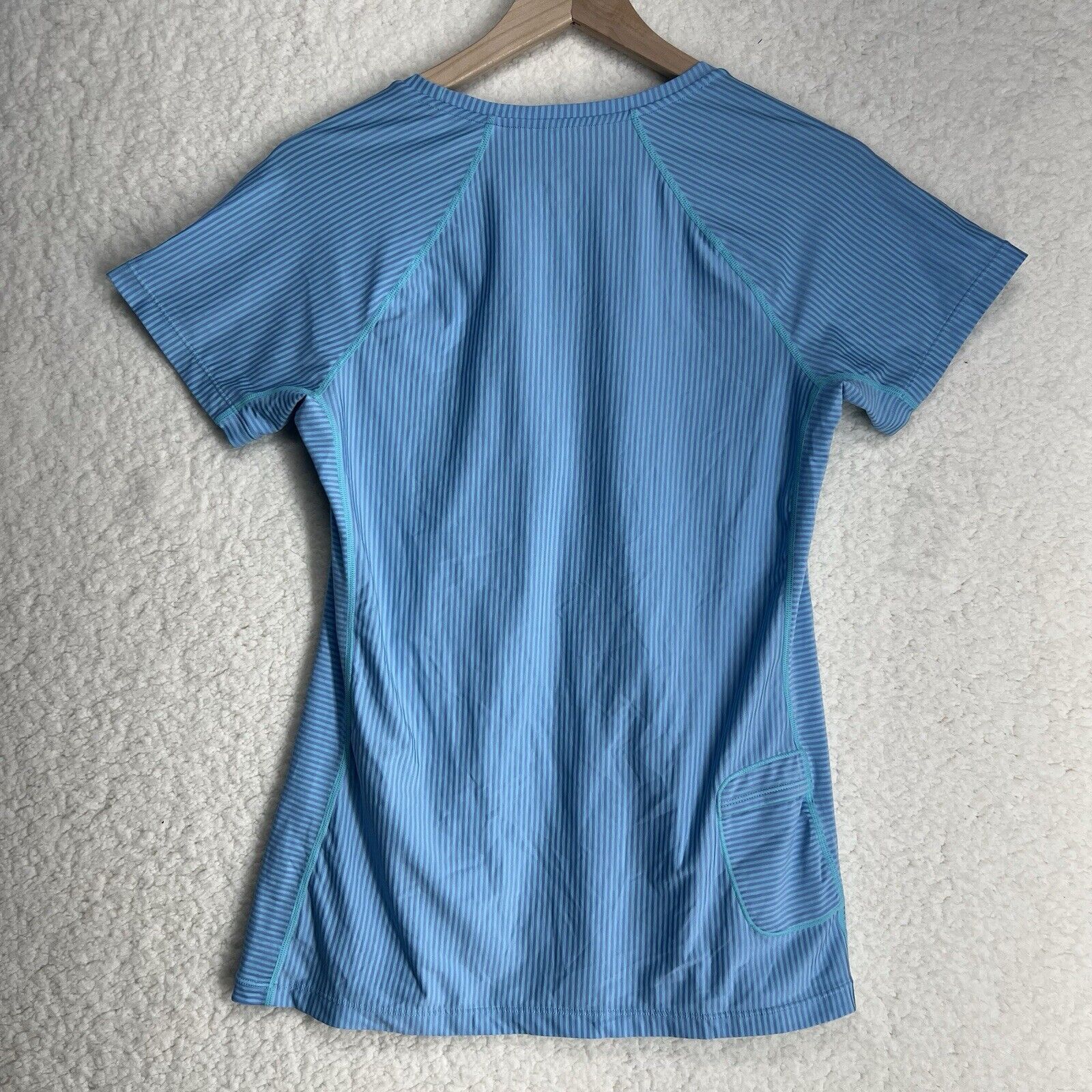 Merrell Merrell Select Wick Deveau Workout Tee Size M Blue Stripes Size M / US 6-8 / IT 42-44 - 5 Thumbnail