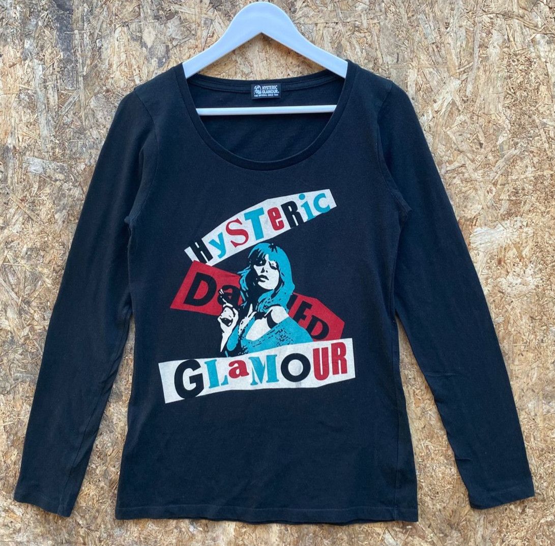 Hysteric Glamour Vintage Hysteric Glamour Punk Design Long Sleeve Shirt Size M / US 6-8 / IT 42-44 - 1 Thumbnail