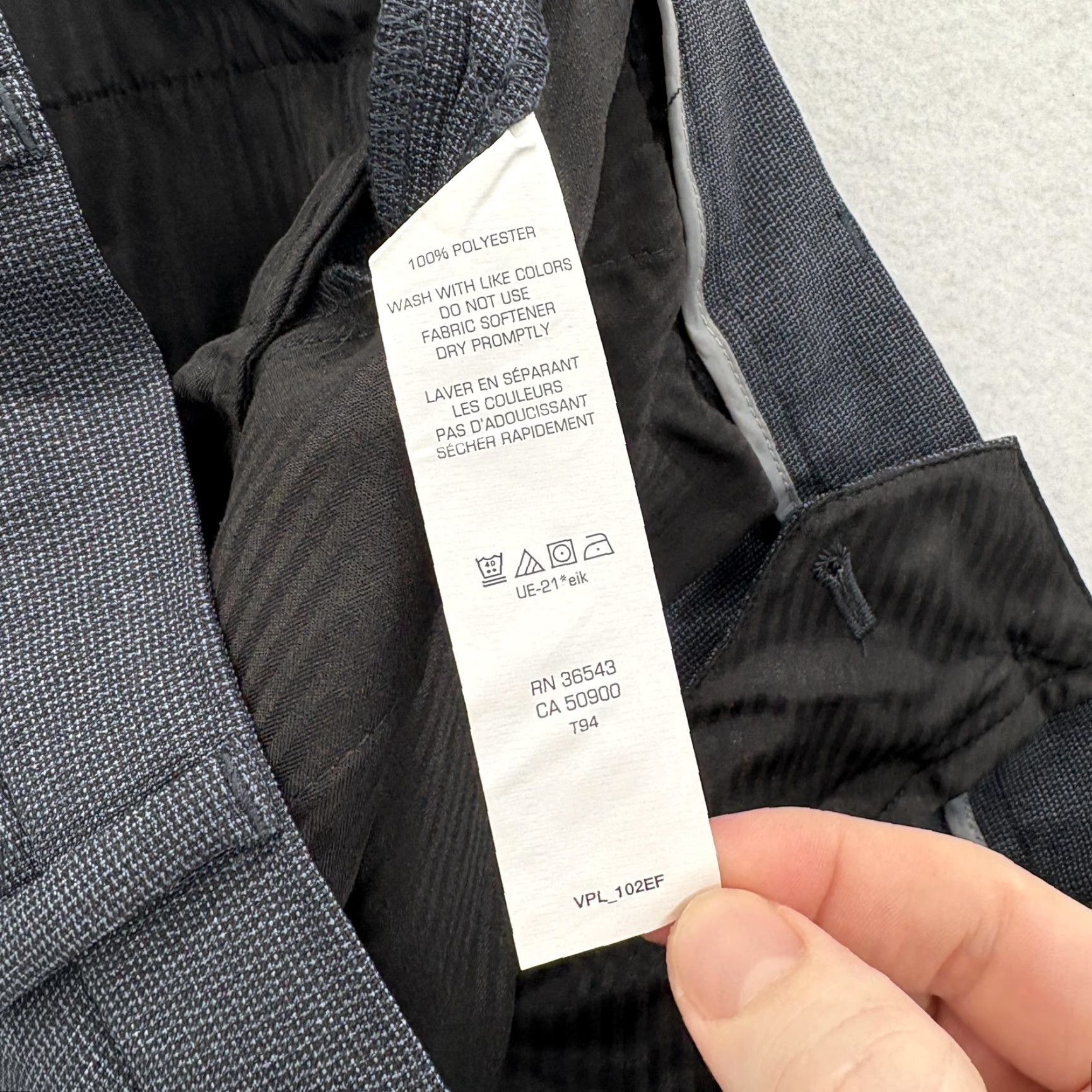 Van Heusen Van Heusen Pants Mens 32x30 Gray Traveler Straight Fit Non Iron Dress Slacks NWT Size US 32 / EU 48 - 5 Thumbnail