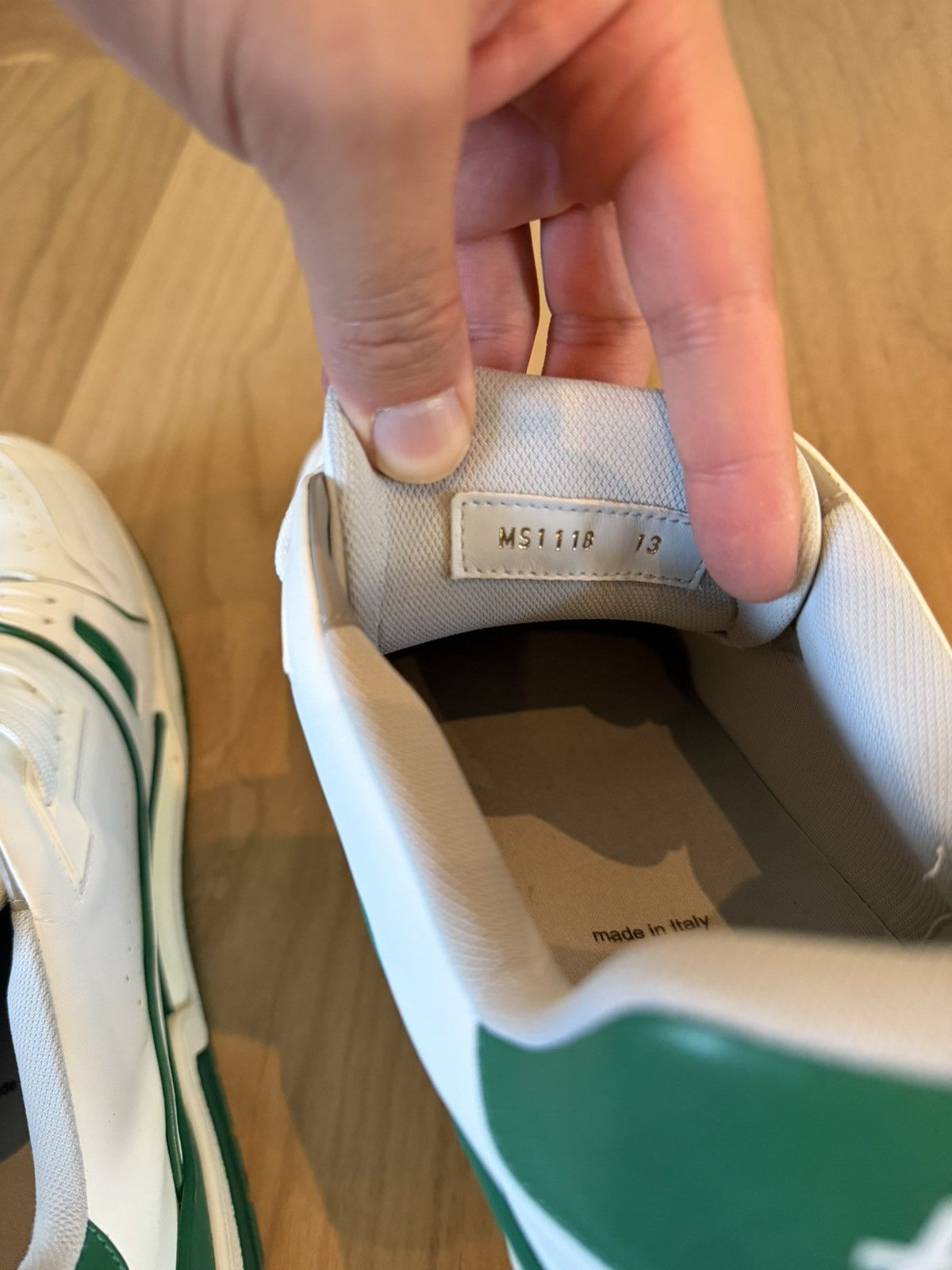 Louis Vuitton Louis Vuitton Trainer #54 Signature White Green Size US 13 / EU 46 - 7 Thumbnail