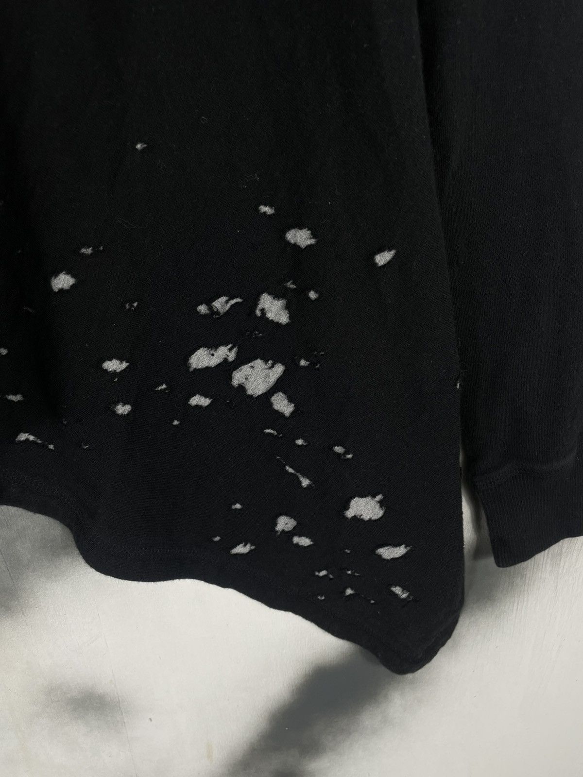 If Six Was Nine × Le Grande Bleu (L.G.B.) RASER DISTRESSED STYLE CLOAK Size US L / EU 52-54 / 3 - 3 Thumbnail