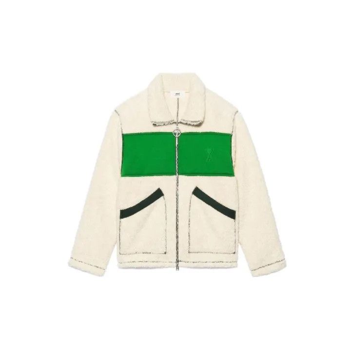 AMIPARIS Color Block Zip-Up Casual Jacket 0079